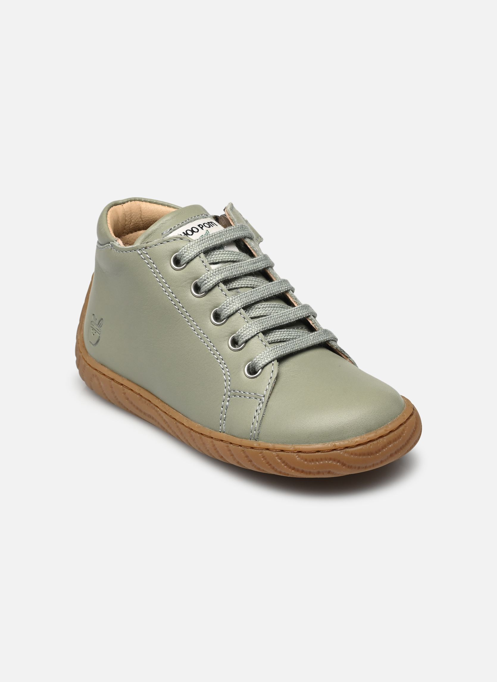 Bottines Wood Zip Base garçon vert Shoo Pom Bottines Wood Zip Base garçon vert AGAVE