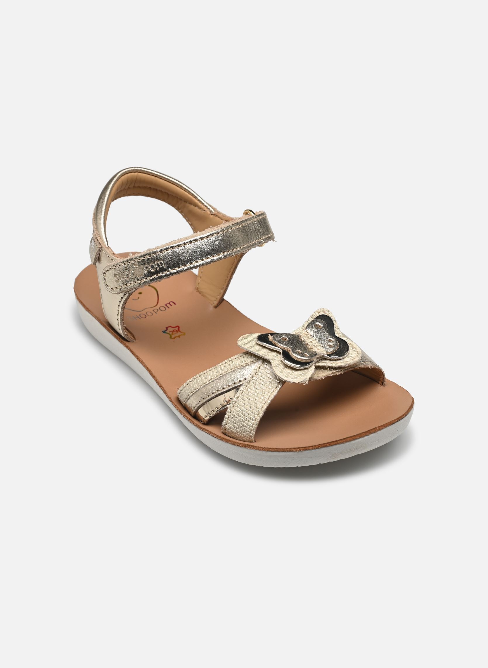 Sandales Goa Fly fille or et bronze Shoo Pom Sandales Goa Fly fille or et bronze PLATINE 2