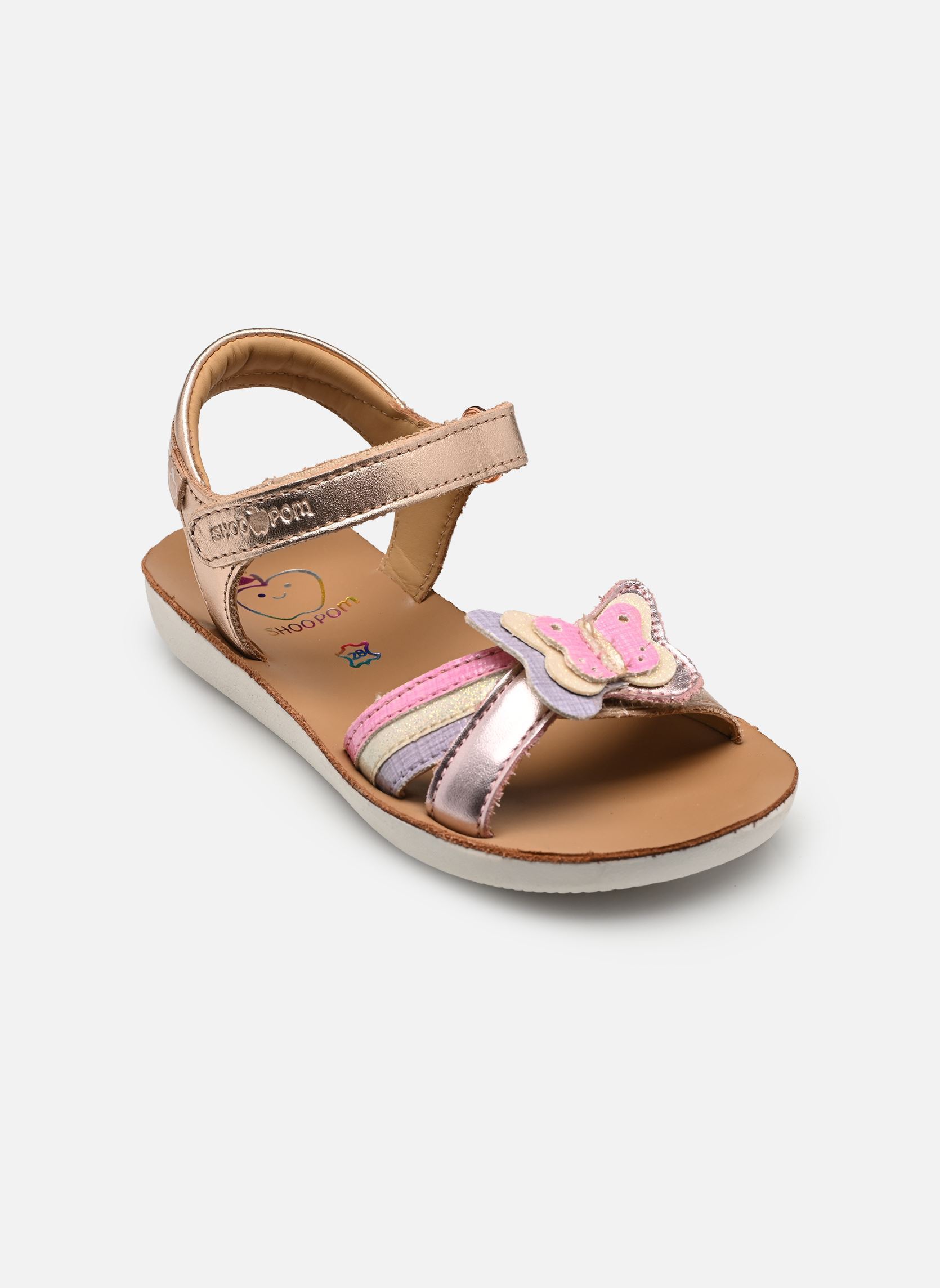 Sandalen Goa Fly mädchen silber Shoo Pom Sandalen Goa Fly mädchen silber COPPER-MULTI