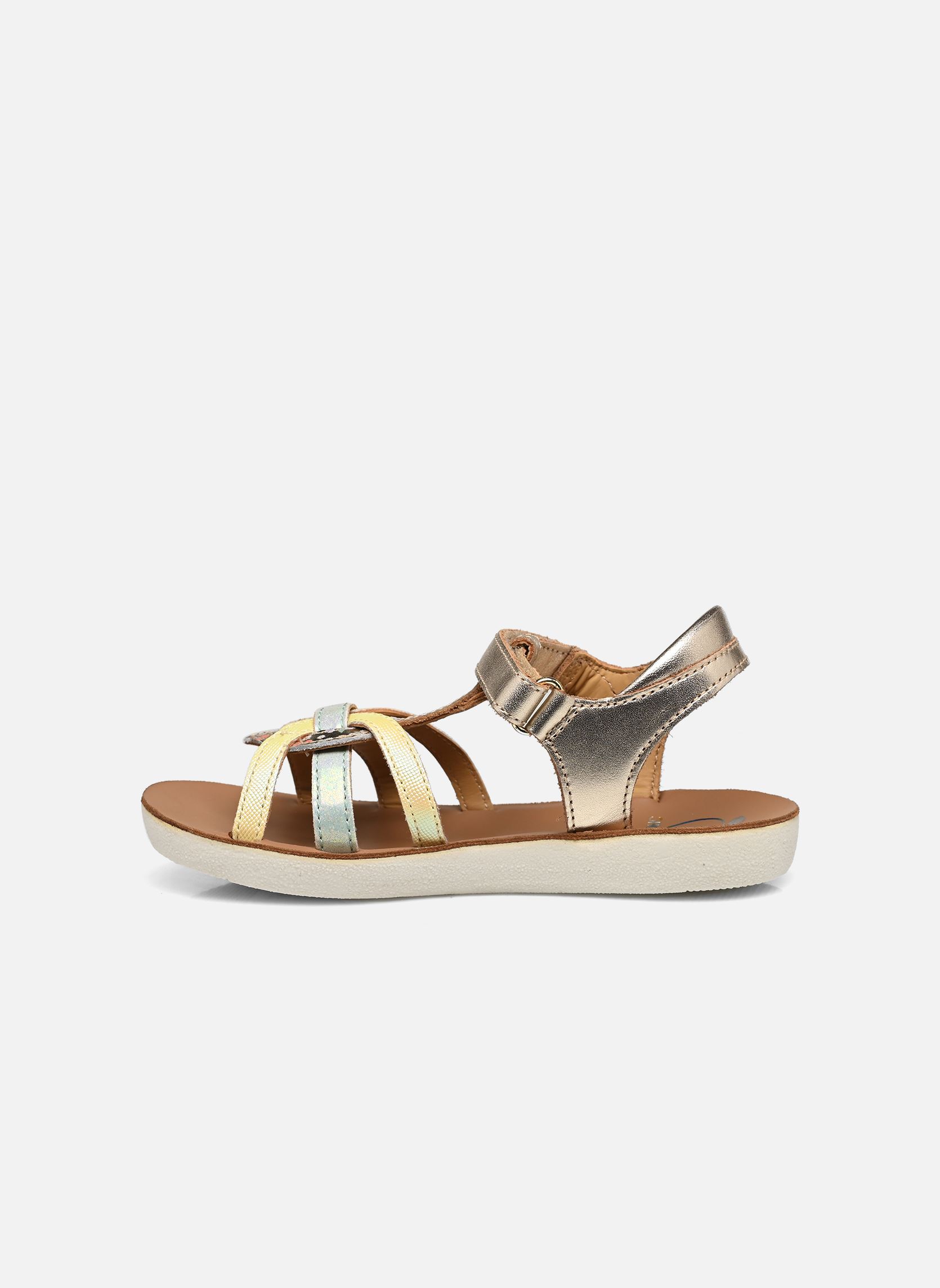 Sandales Goa 4Ever fille or et bronze Shoo Pom Sandales Goa 4Ever fille or et bronze PLATINE-LAVANDER