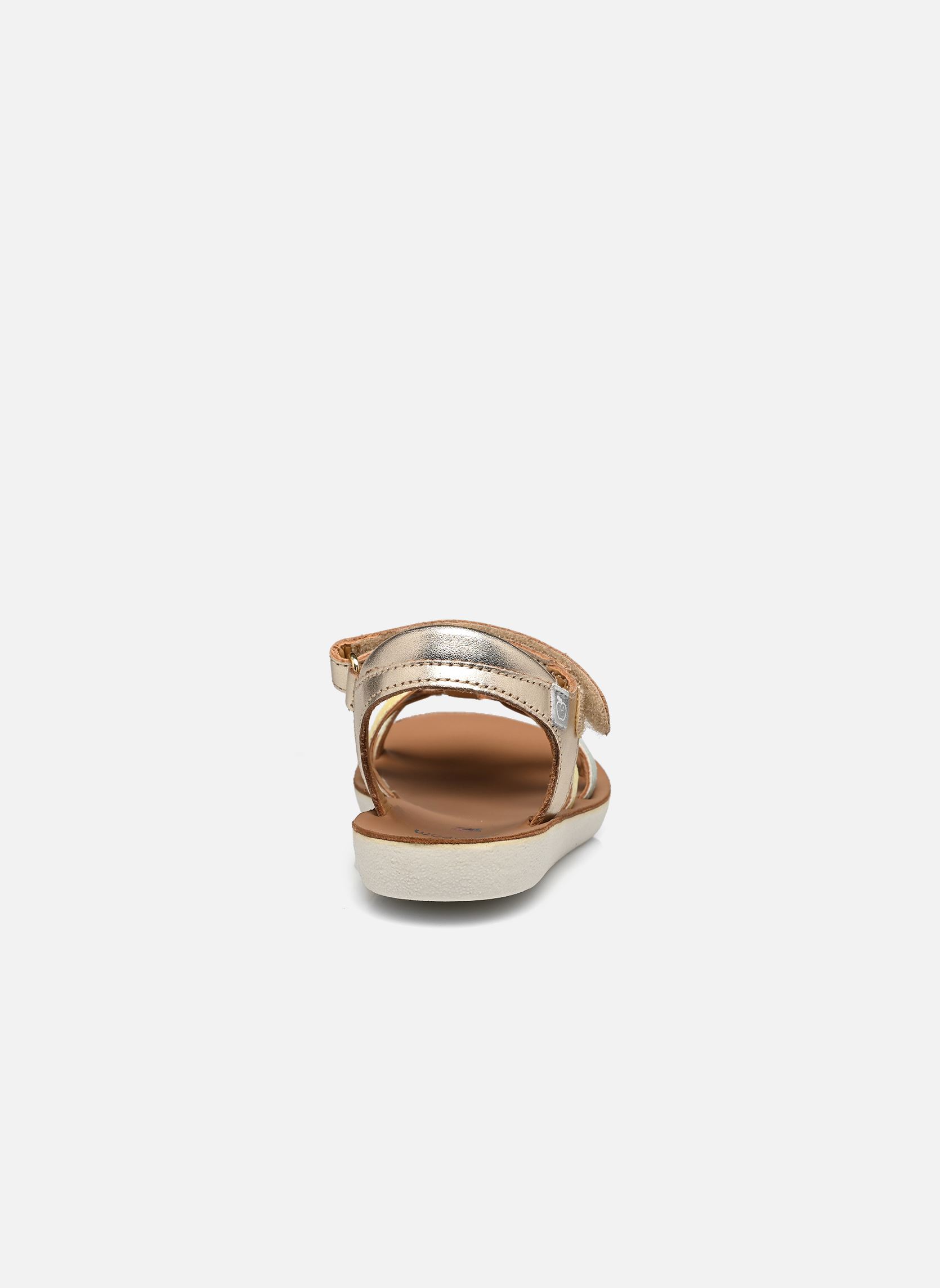 Sandales Goa 4Ever fille or et bronze Shoo Pom Sandales Goa 4Ever fille or et bronze PLATINE-LAVANDER