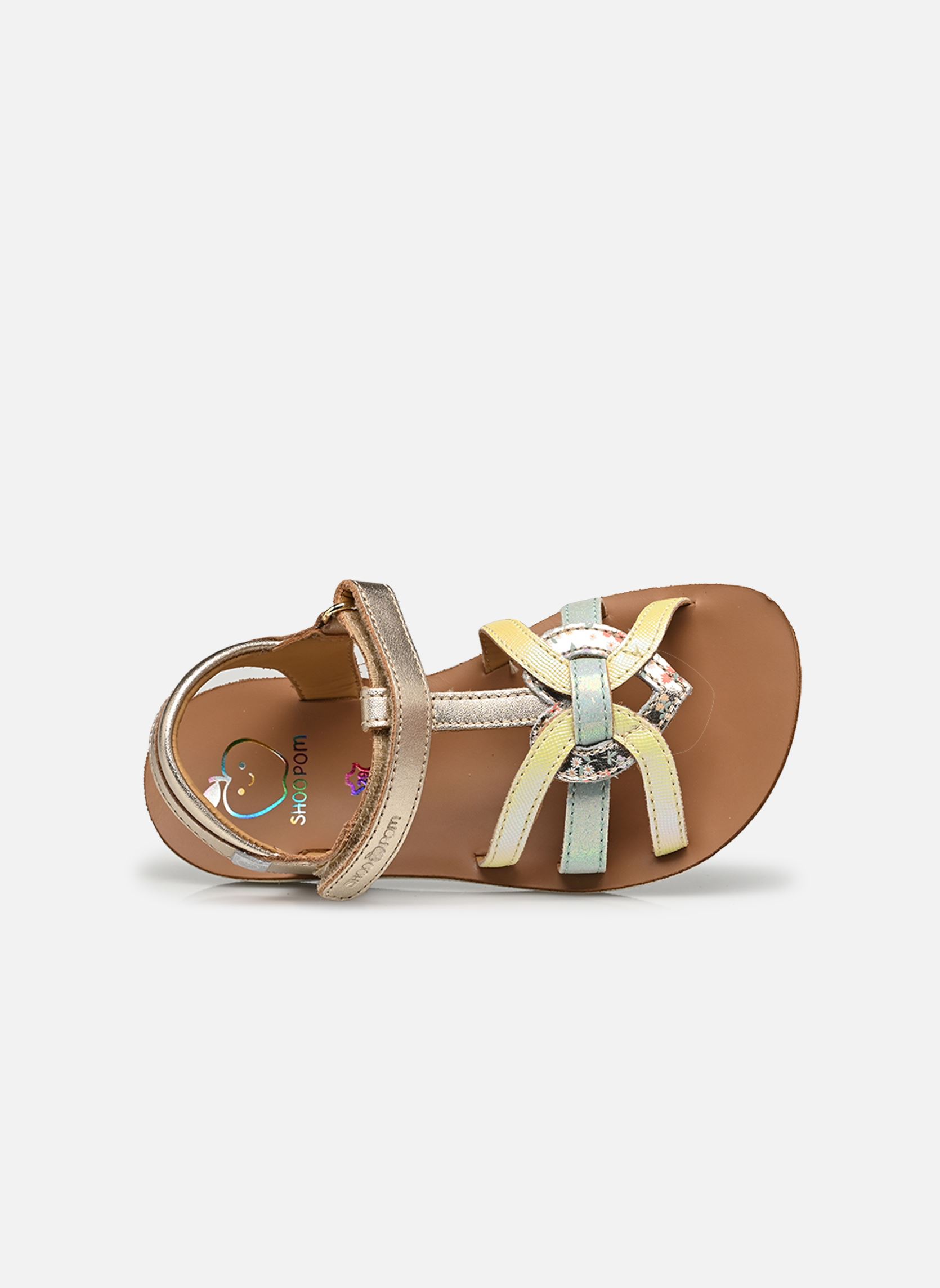 Sandales Goa 4Ever fille or et bronze Shoo Pom Sandales Goa 4Ever fille or et bronze PLATINE-LAVANDER