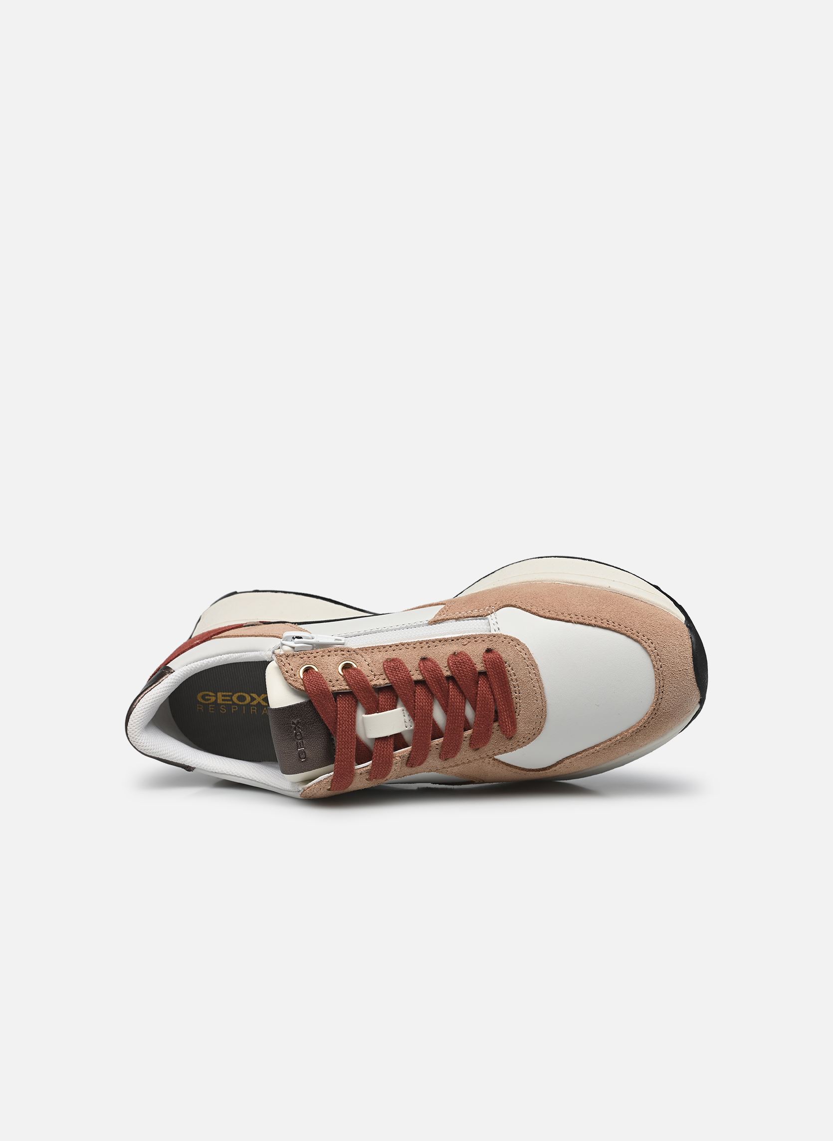 Baskets montantes D AMABEL A femme multicolore Geox Baskets montantes D AMABEL A femme multicolore BLANC/NATUREL FONCÉ