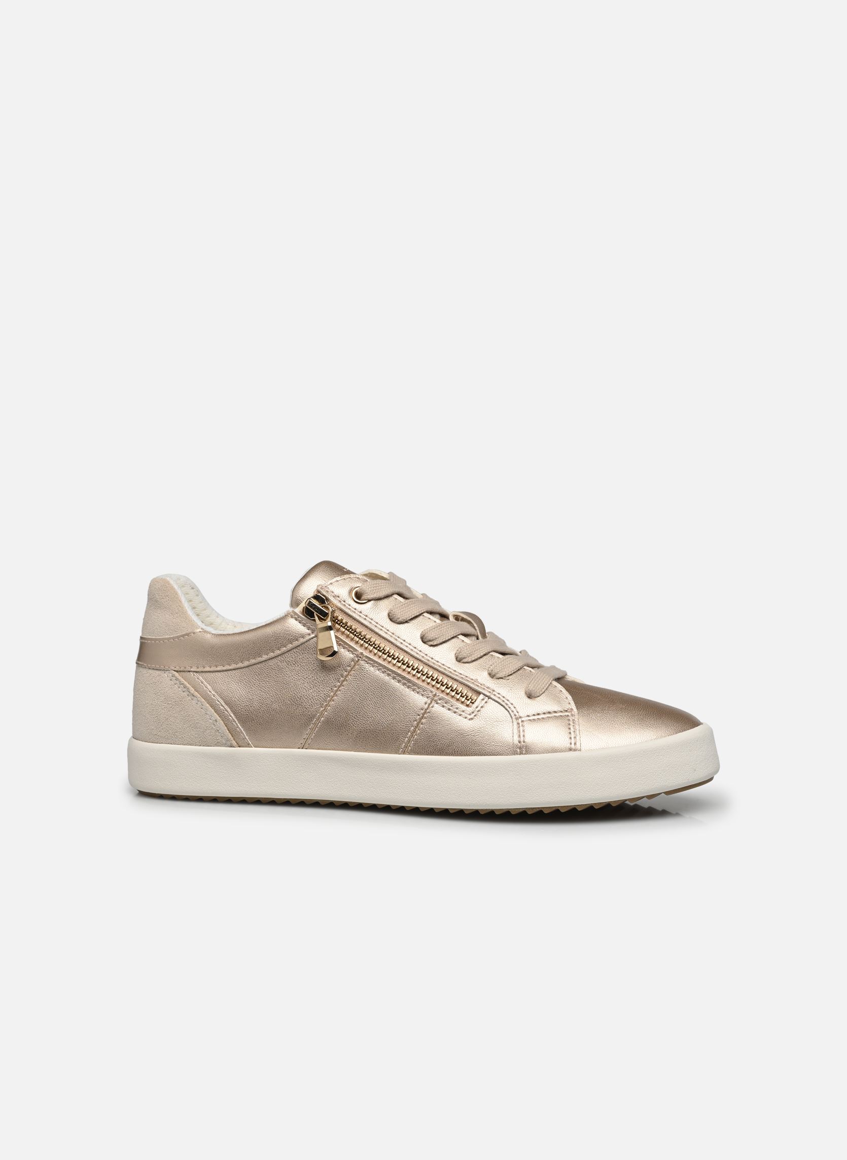 Niedrige Sneaker D BLOMIEE E damen gold und bronze Geox Niedrige Sneaker D BLOMIEE E damen gold und bronze LT GOLD/LT SAND