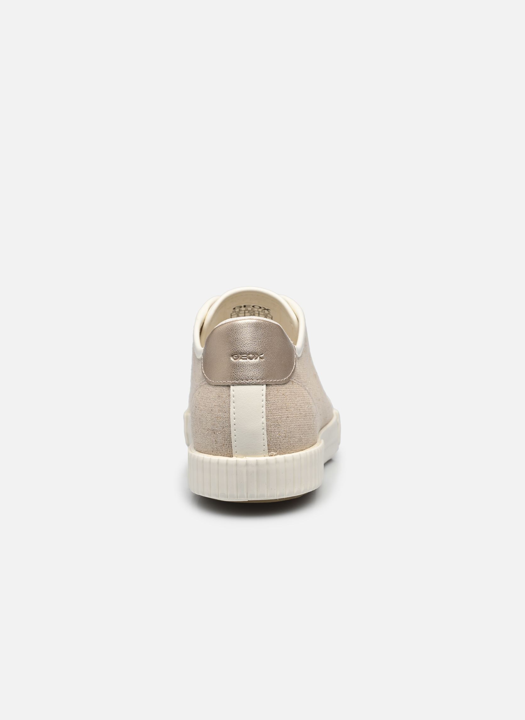 Niedrige Sneaker D BLOMIEE E damen beige Geox Niedrige Sneaker D BLOMIEE E damen beige LT TAUPE/OPTIC WHITE