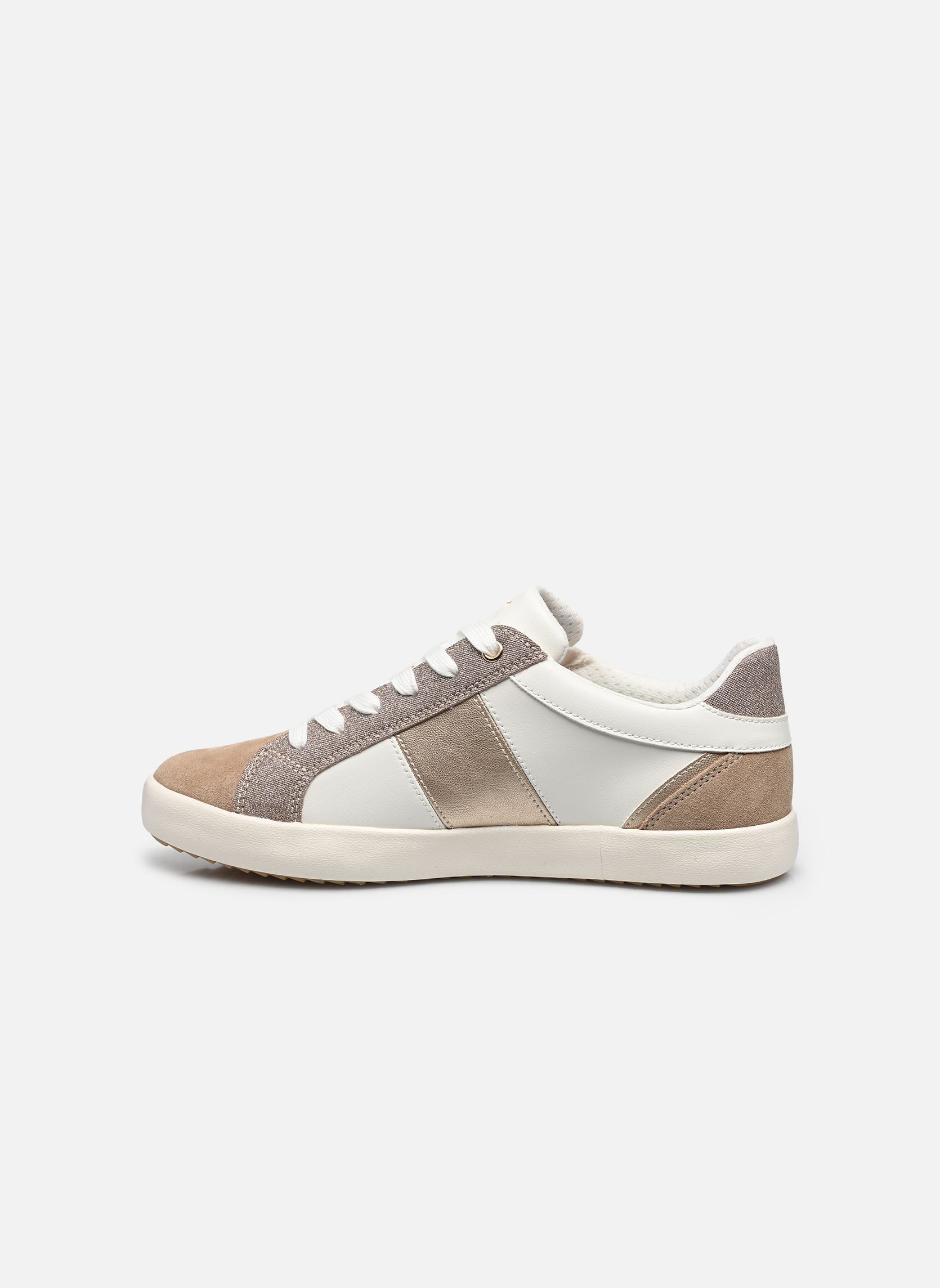Niedrige Sneaker D BLOMIEE E damen weiß Geox Niedrige Sneaker D BLOMIEE E damen weiß WHITE/CREAM