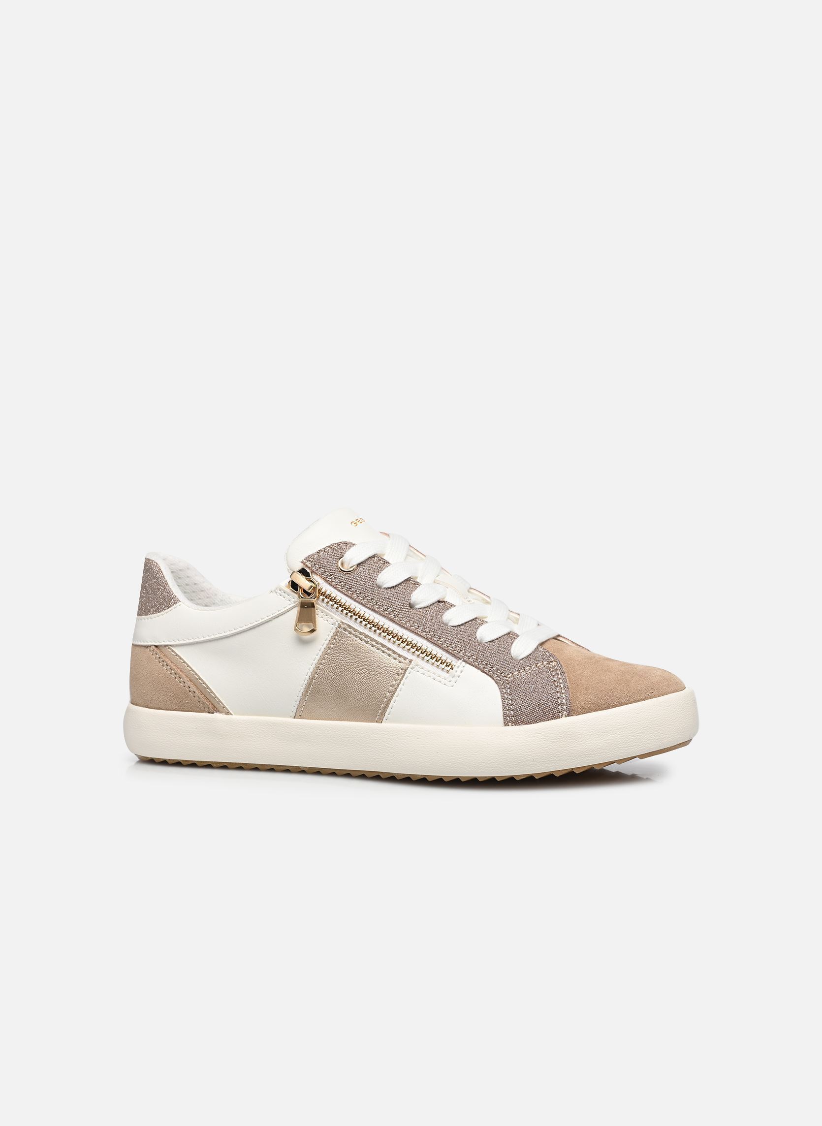 Niedrige Sneaker D BLOMIEE E damen weiß Geox Niedrige Sneaker D BLOMIEE E damen weiß WHITE/CREAM