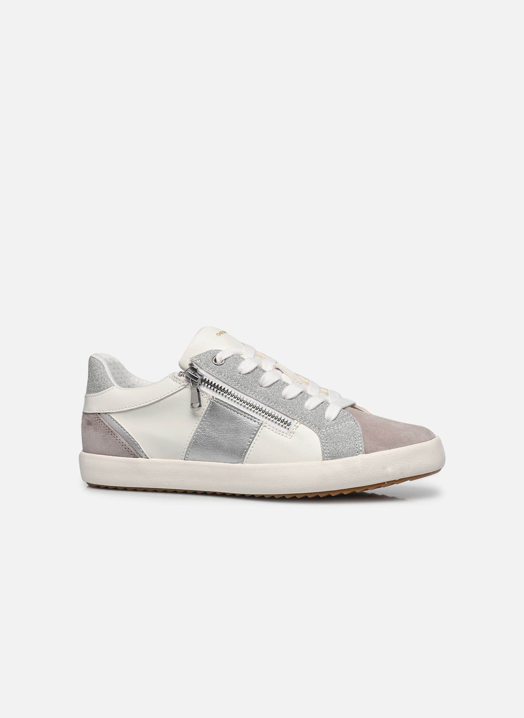 Niedrige Sneaker D BLOMIEE E damen weiß Geox Niedrige Sneaker D BLOMIEE E damen weiß WHITE/ROCK