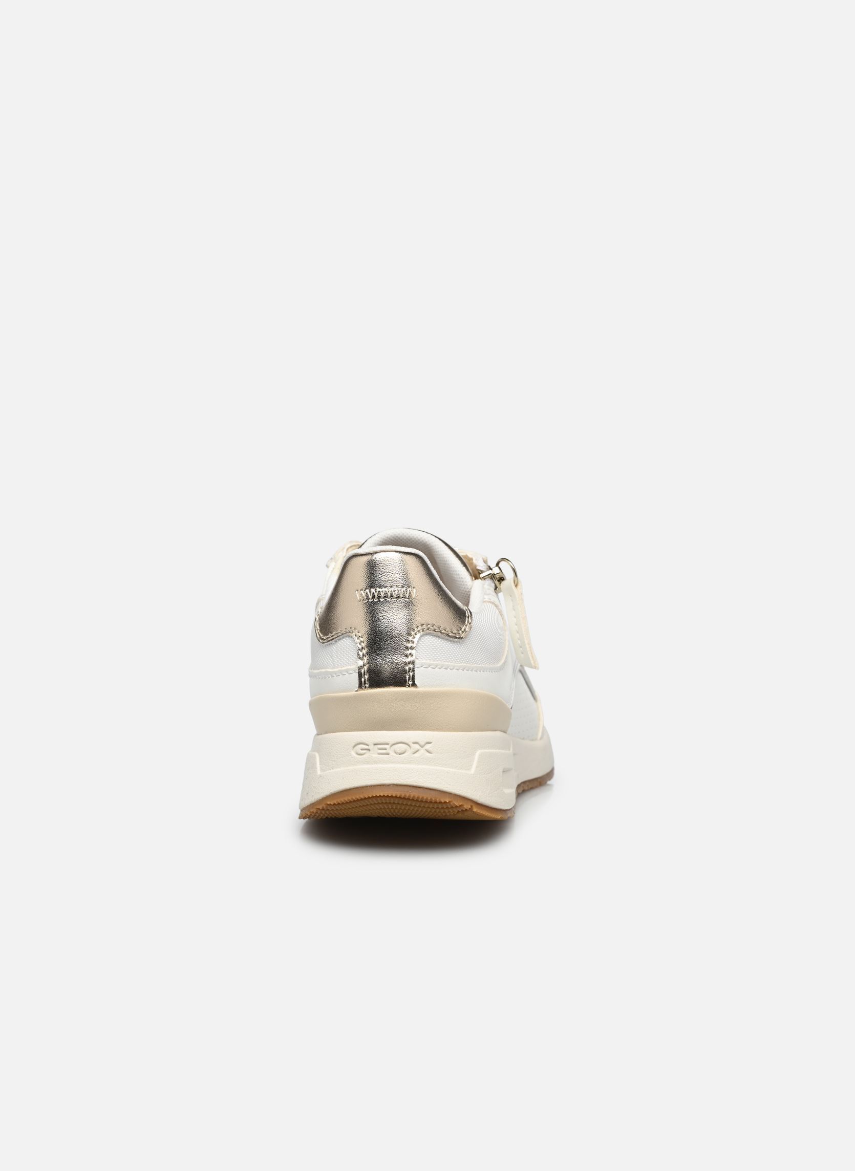 Niedrige Sneaker D BULMYA B damen weiß Geox Niedrige Sneaker D BULMYA B damen weiß WHITE/LT GOLD