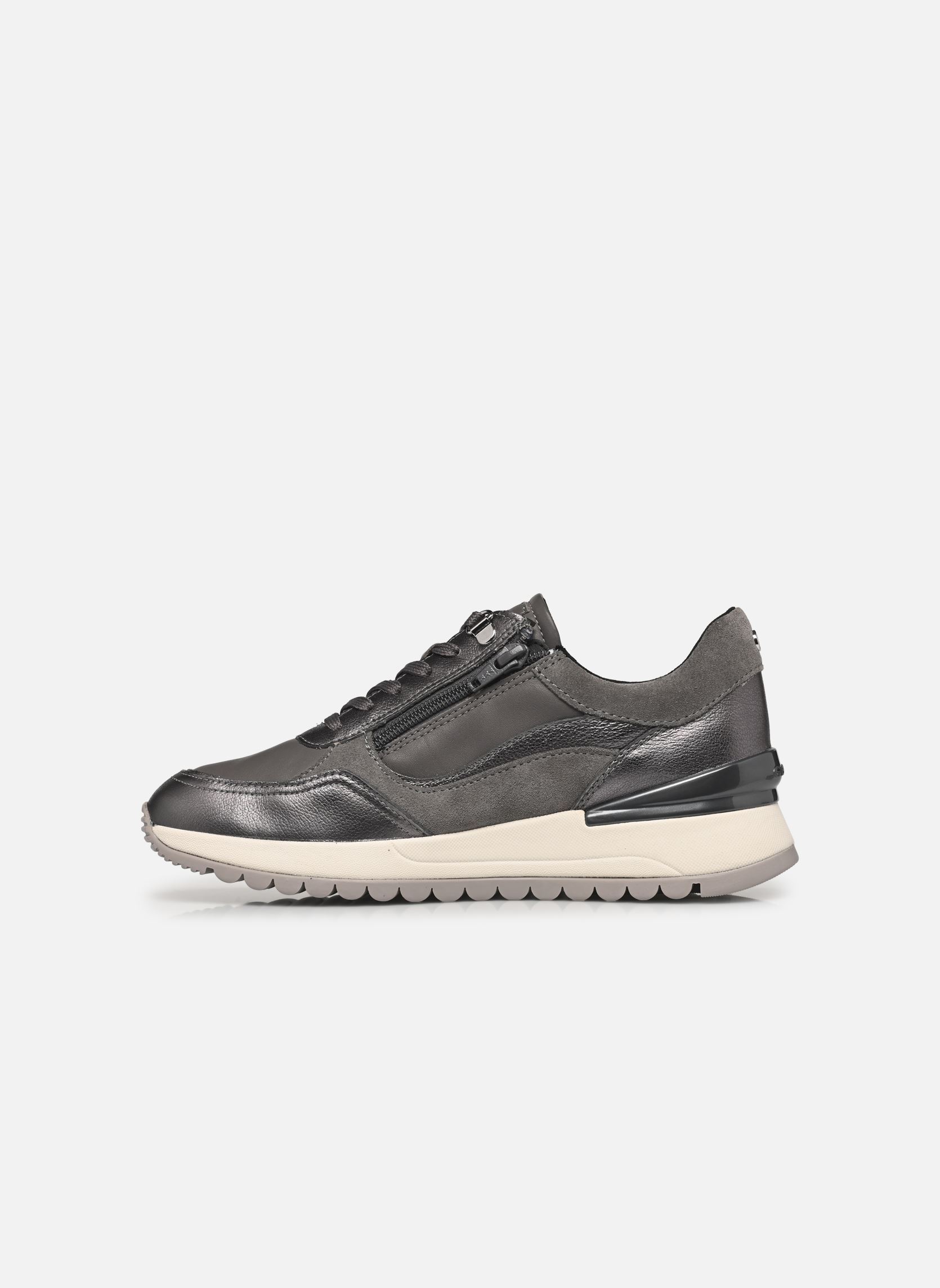 Baskets D DESYA A femme gris Geox Baskets D DESYA A femme gris DK GREY/GUN