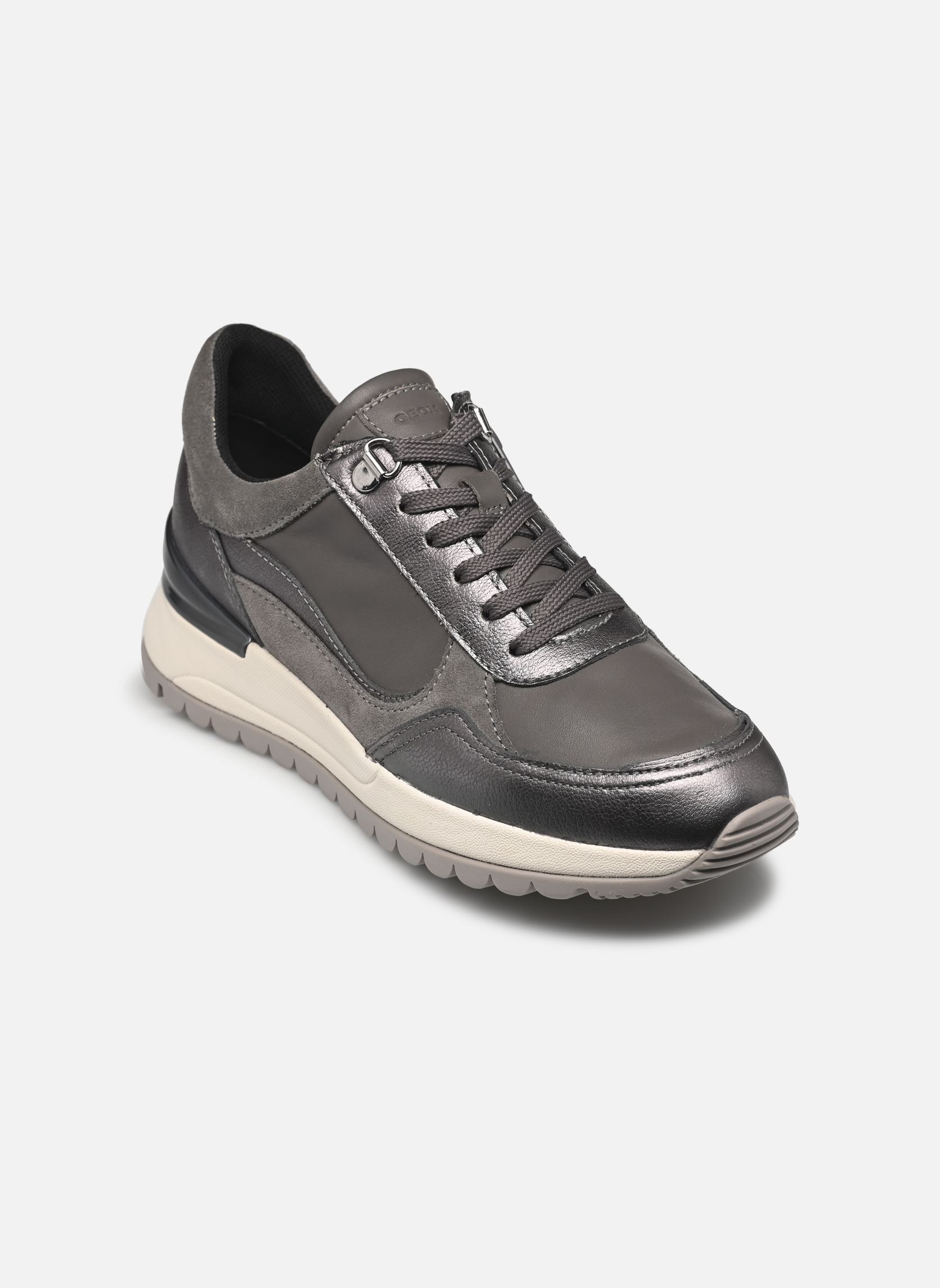 Baskets D DESYA A femme gris Geox Baskets D DESYA A femme gris DK GREY/GUN