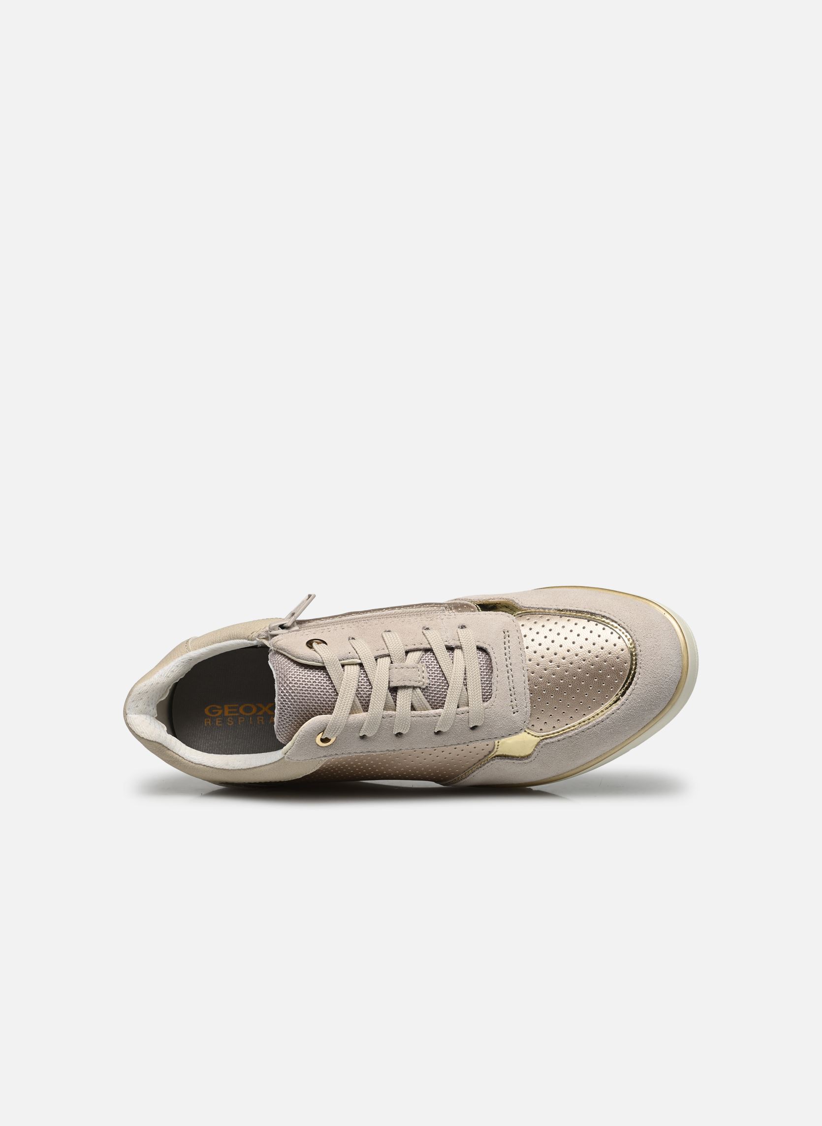 Sleehak sneakers D ILDE A dames beige Geox Sleehak sneakers D ILDE A dames beige CHAMPAGNE/LT SAND