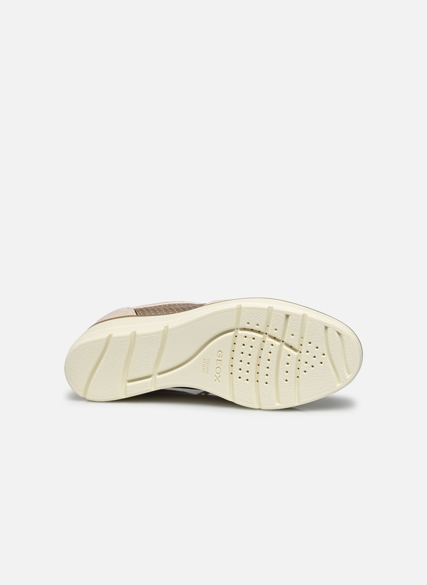 Sleehak sneakers D ILDE A dames beige Geox Sleehak sneakers D ILDE A dames beige CHAMPAGNE/LT SAND
