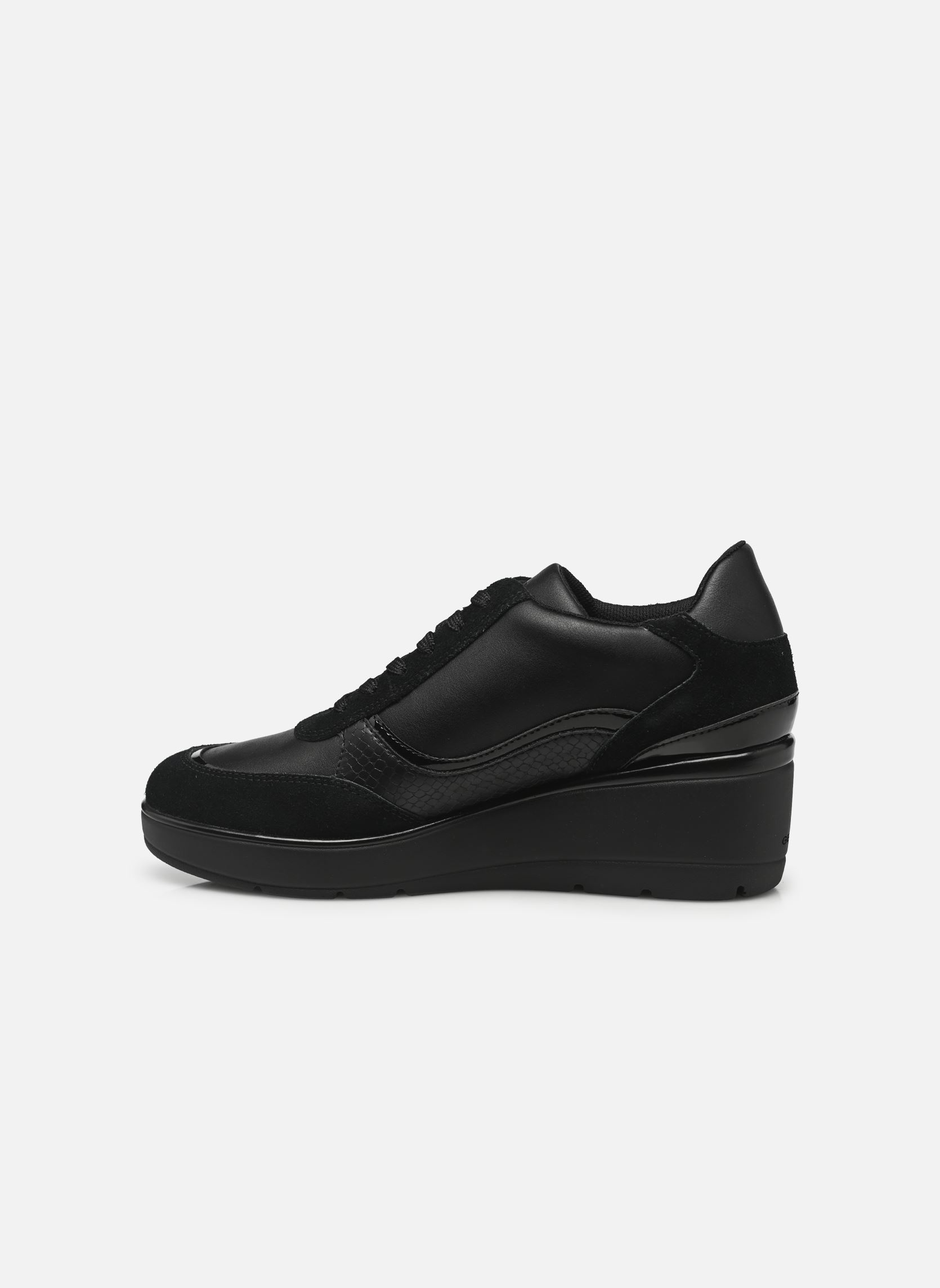 Baskets compensées D ILDE A femme noir Geox Baskets compensées D ILDE A femme noir Noir