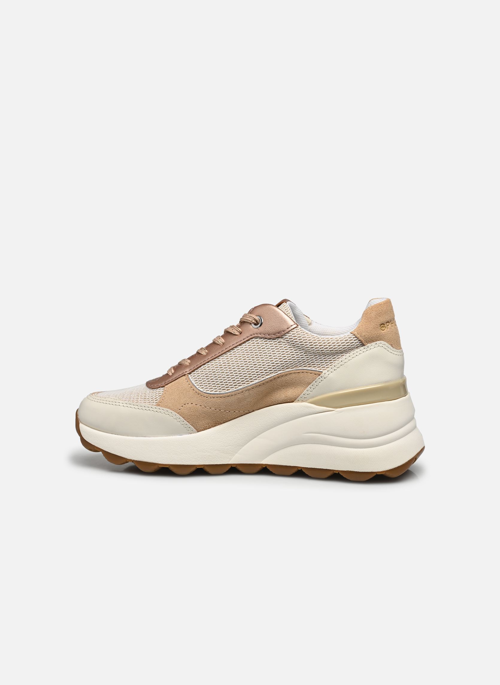 Niedrige Sneaker D SPHERICA EC13 A damen mehrfarbig Geox Niedrige Sneaker D SPHERICA EC13 A damen mehrfarbig OFF WHITE/DESERT