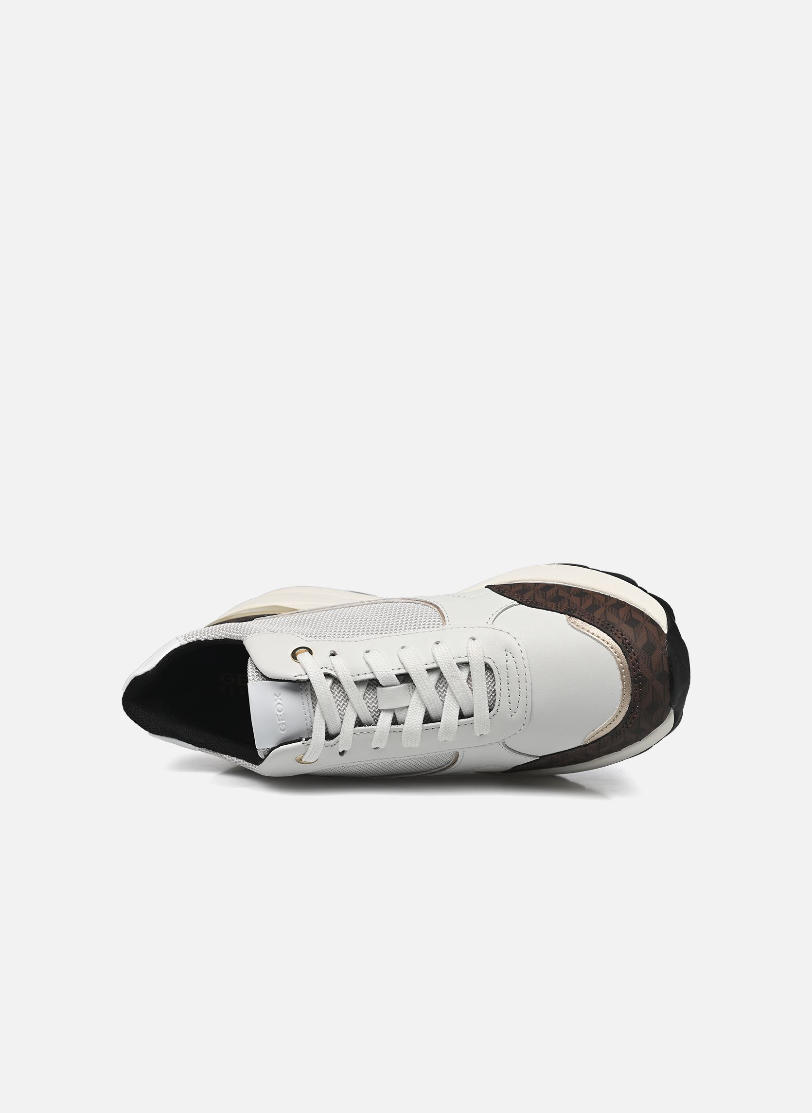 Baskets basses D SPHERICA EC13 A femme blanc Geox Baskets basses D SPHERICA EC13 A femme blanc BLANC / BLANC CASSÉ