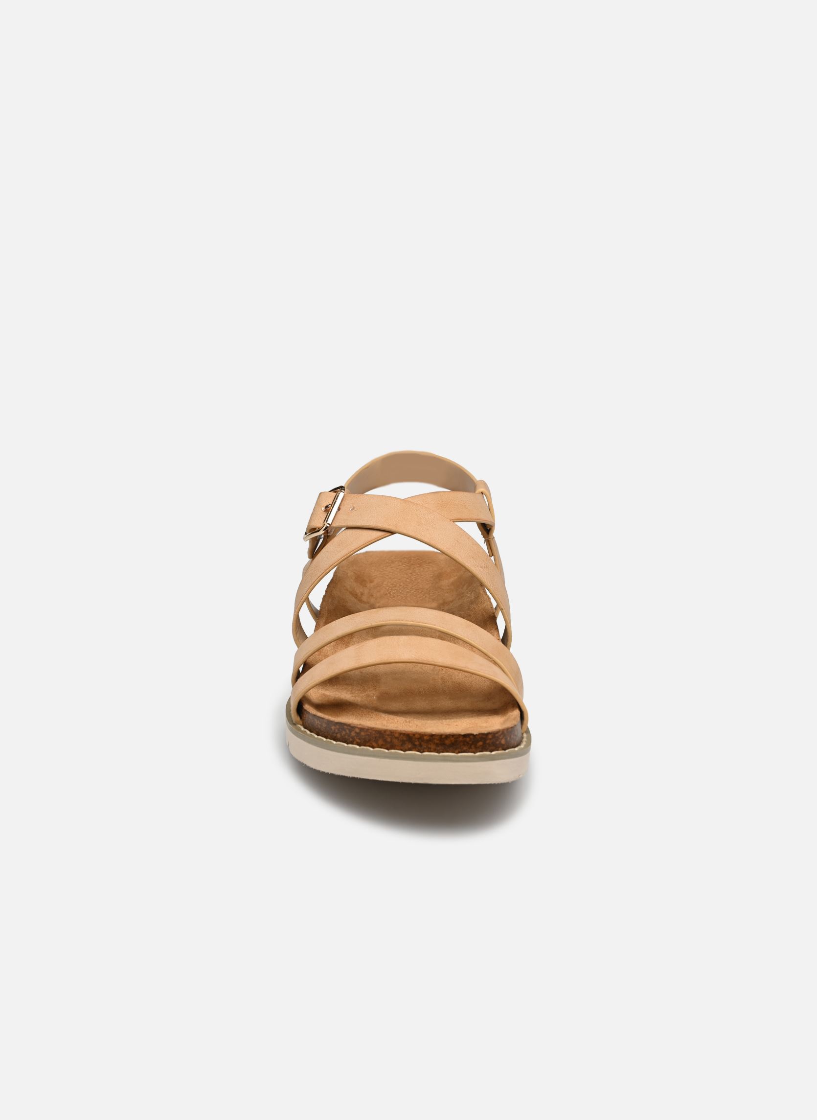 Flache Sandalen Sandales FILOME size + damen beige I Love Shoes Flache Sandalen Sandales FILOME size + damen beige TAN
