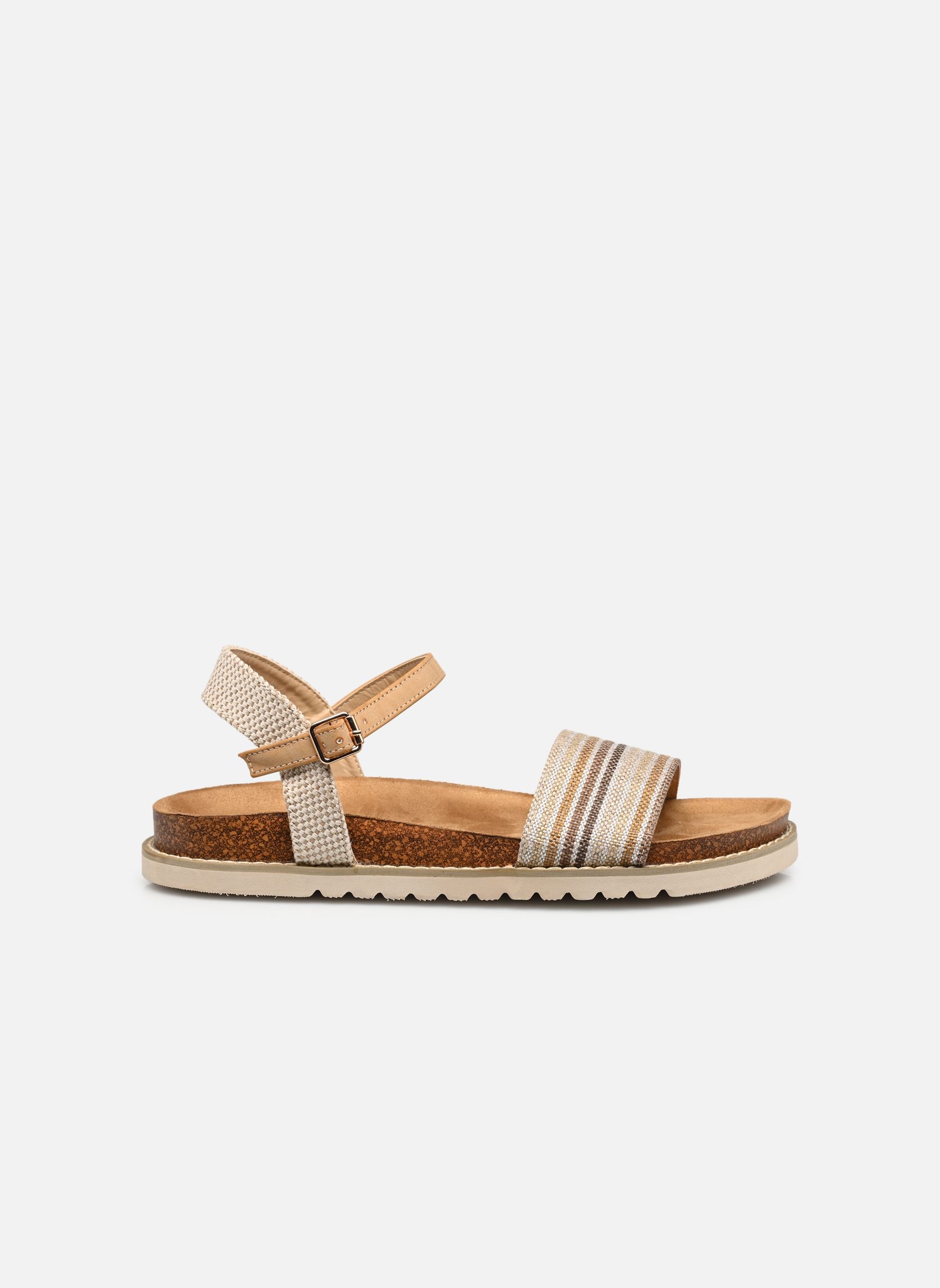 Sandales plates Sandales FILONA size + femme beige I Love Shoes Sandales plates Sandales FILONA size + femme beige SAND