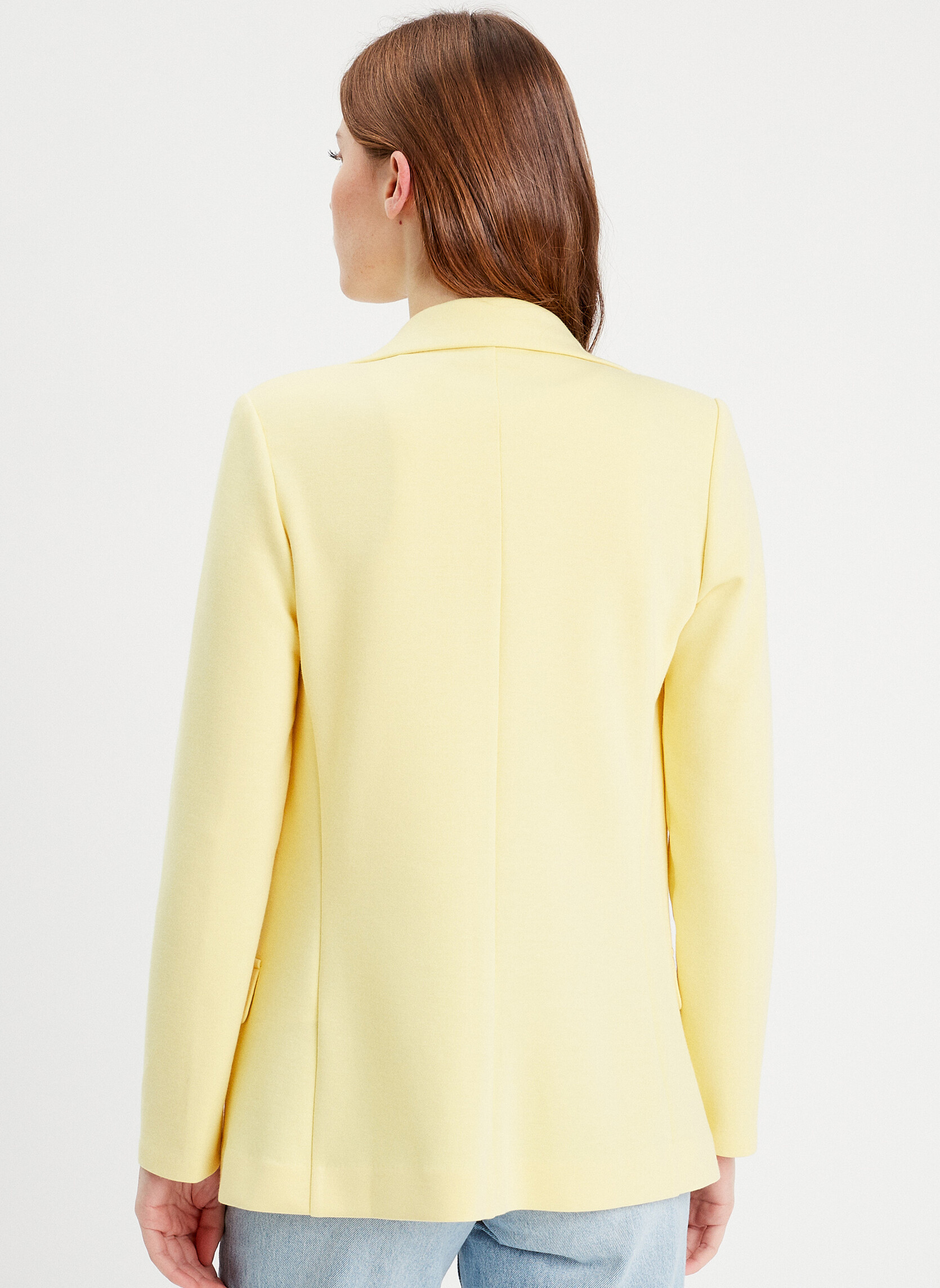 Vestes de costume BLATROUSNIE femme jaune Cache Cache Vestes de costume BLATROUSNIE femme jaune Jaune