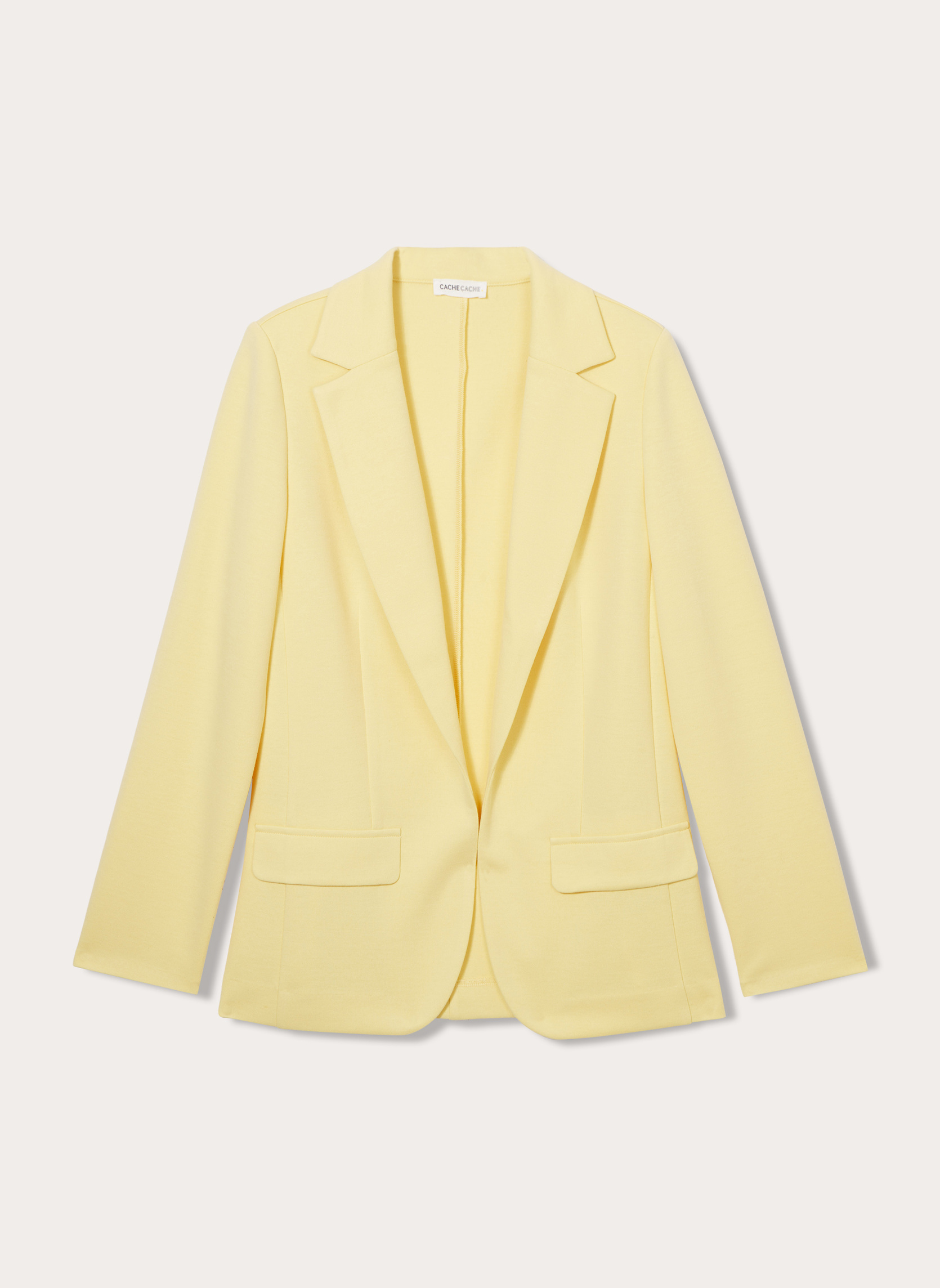 Vestes de costume BLATROUSNIE femme jaune Cache Cache Vestes de costume BLATROUSNIE femme jaune Jaune