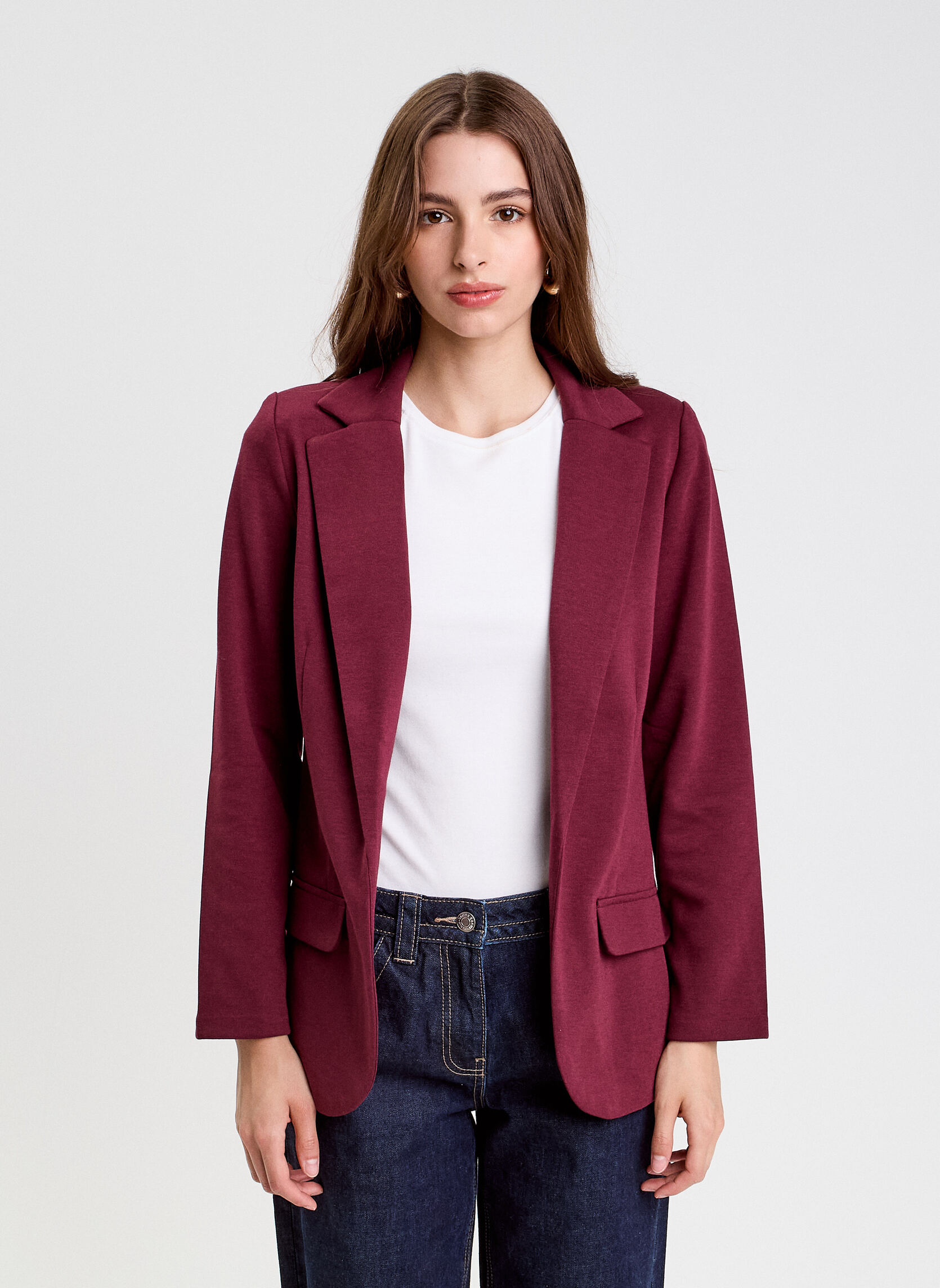 Vestes de costume BLATROUSNIE femme bordeaux Cache Cache Vestes de costume BLATROUSNIE femme bordeaux Bordeaux