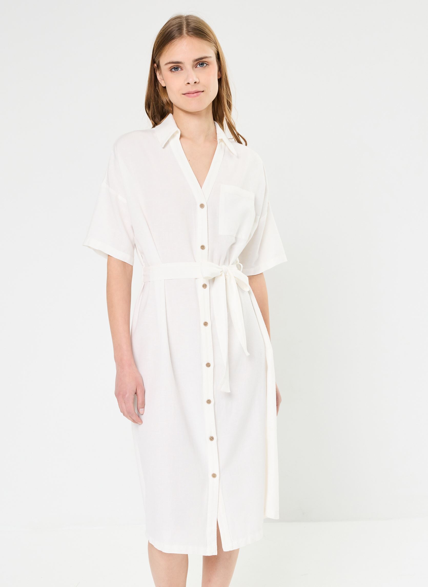 Vêtements Vero Moda Vmkarla 24 Shirt Dress Wvn Btq pour Accessoires