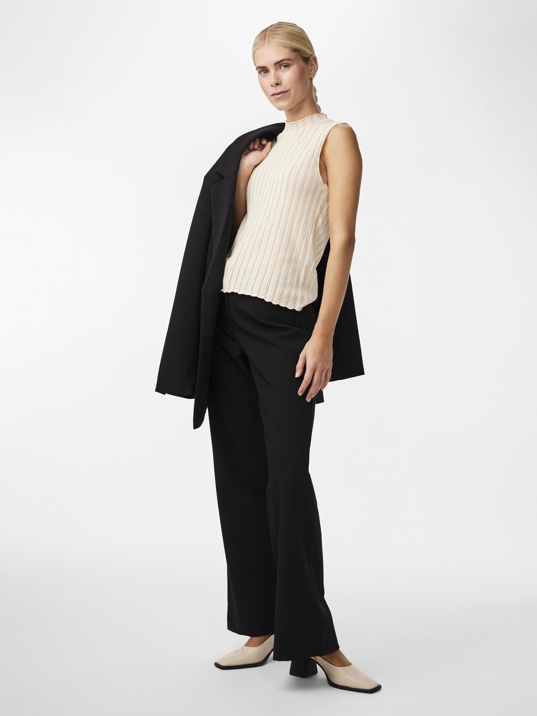 Tops Yasyoda Sl Knit Top S dames beige Y.A.S Tops Yasyoda Sl Knit Top S dames beige BIRCH