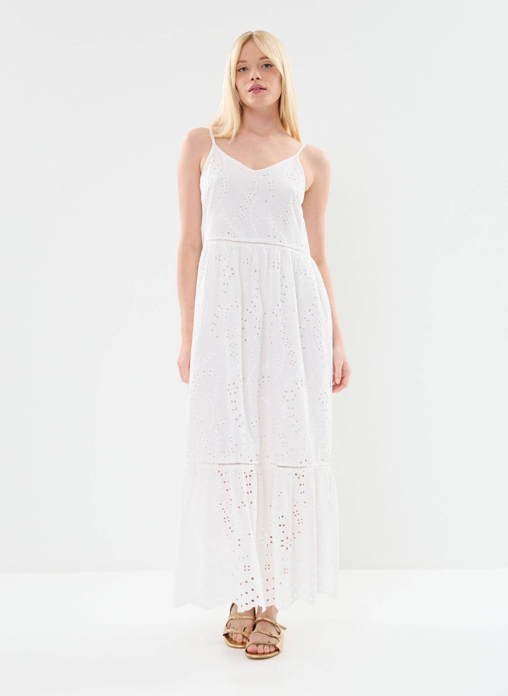 Robes longues Yasluma Strap Long Dress S. Noos femme blanc Y.A.S Robes longues Yasluma Strap Long Dress S. Noos femme blanc STAR WHITE