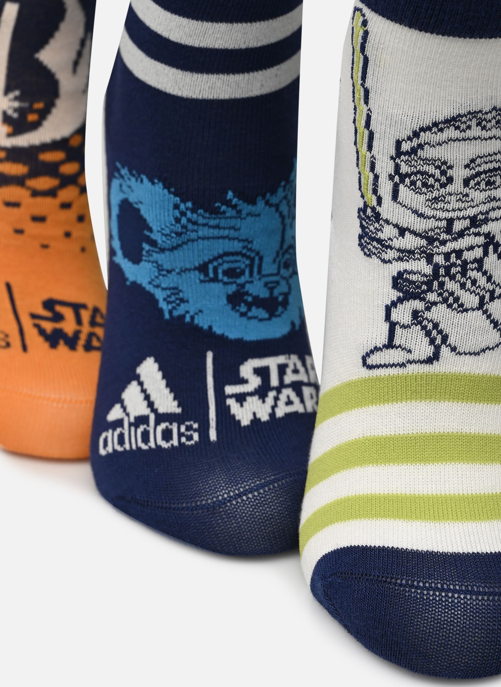 Chaussettes LK Sw Yj 3pp garçon multicolore adidas sportswear Chaussettes LK Sw Yj 3pp garçon multicolore Blanc