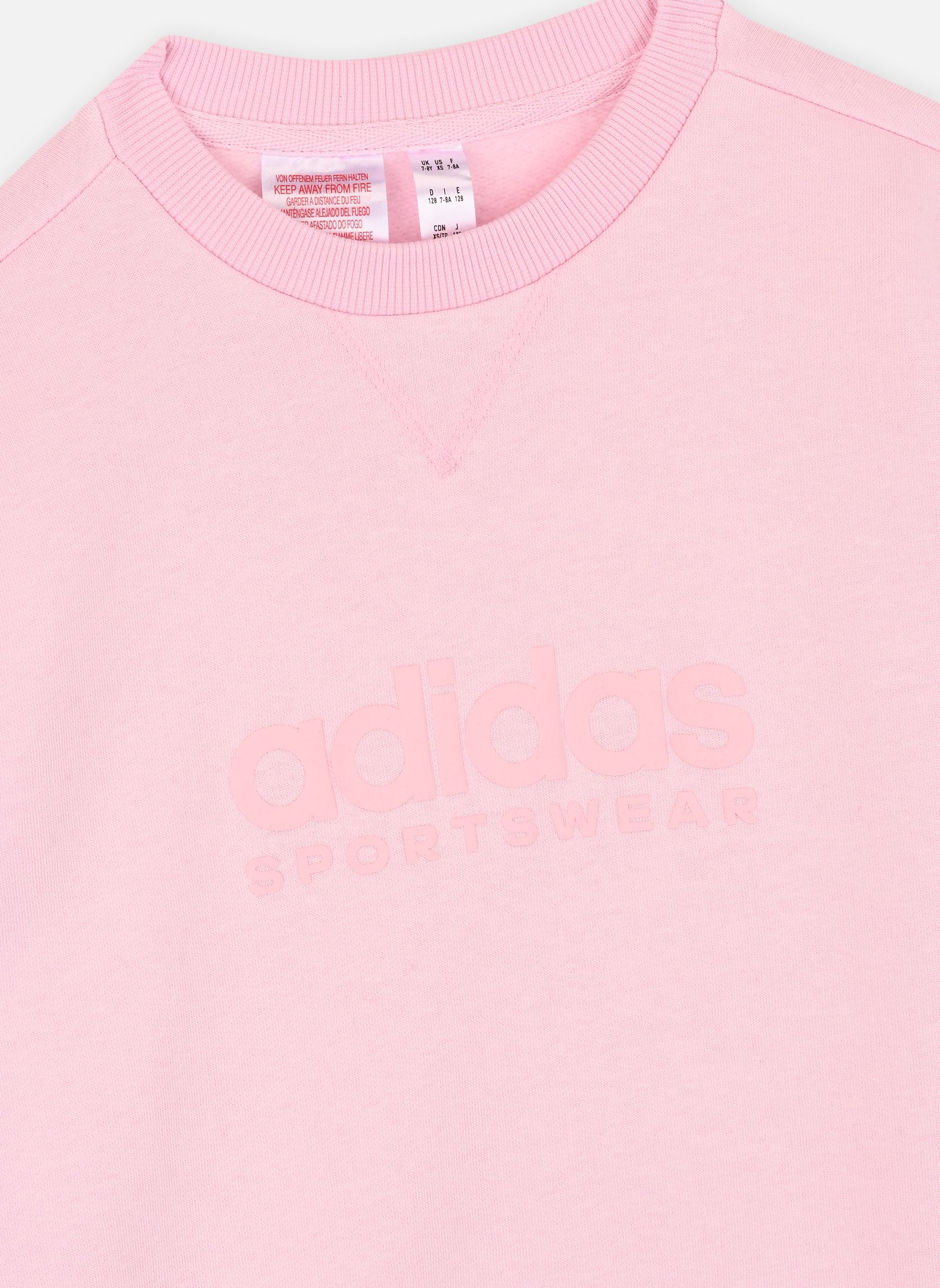 Felpe J ALLSZN GFX SW bambina rosa adidas sportswear Felpe J ALLSZN GFX SW bambina rosa Rose