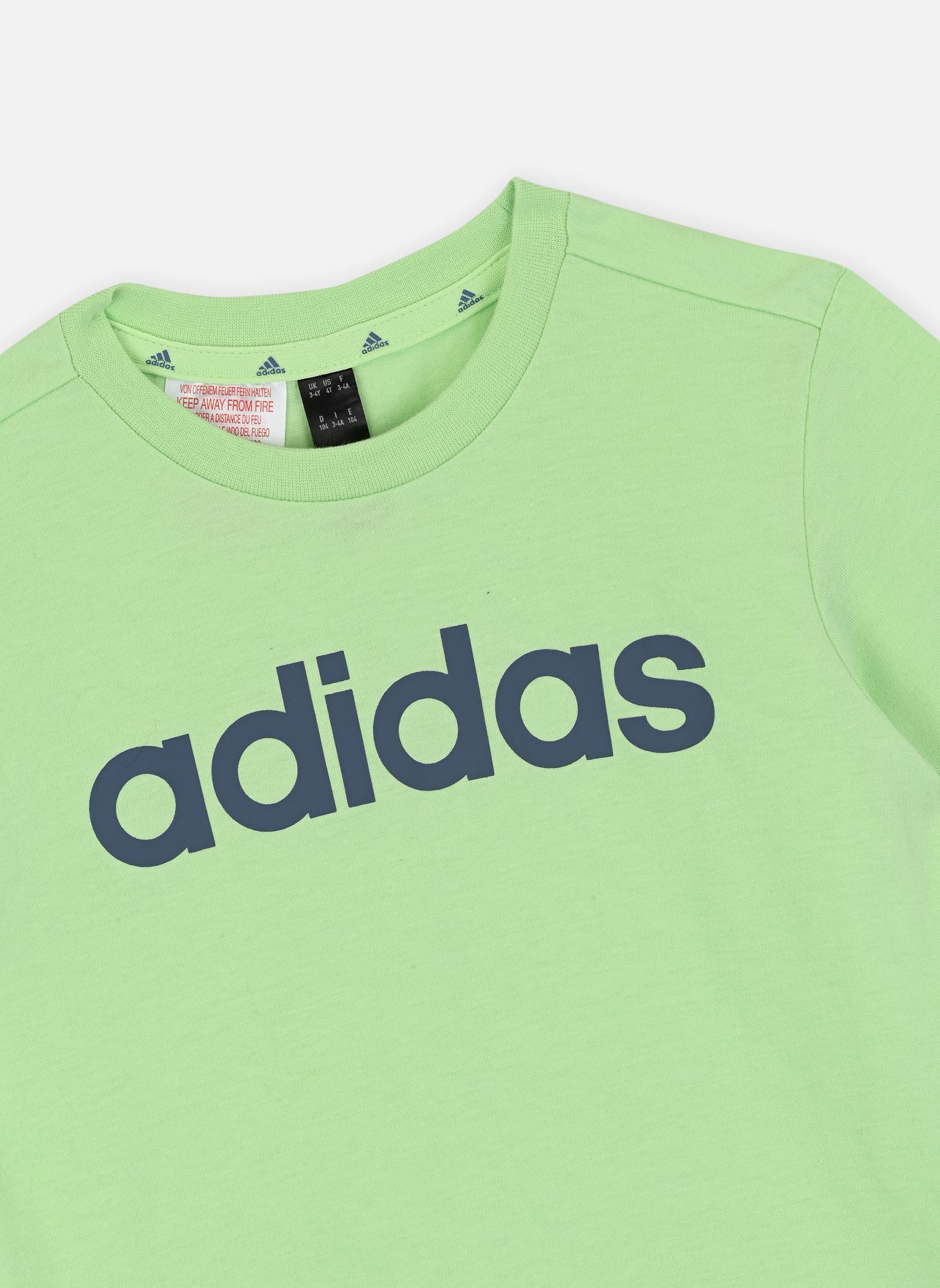 T-shirts met korte mouwen LK LIN CO TEE groen adidas sportswear T-shirts met korte mouwen LK LIN CO TEE groen semi green spark/preloved ink
