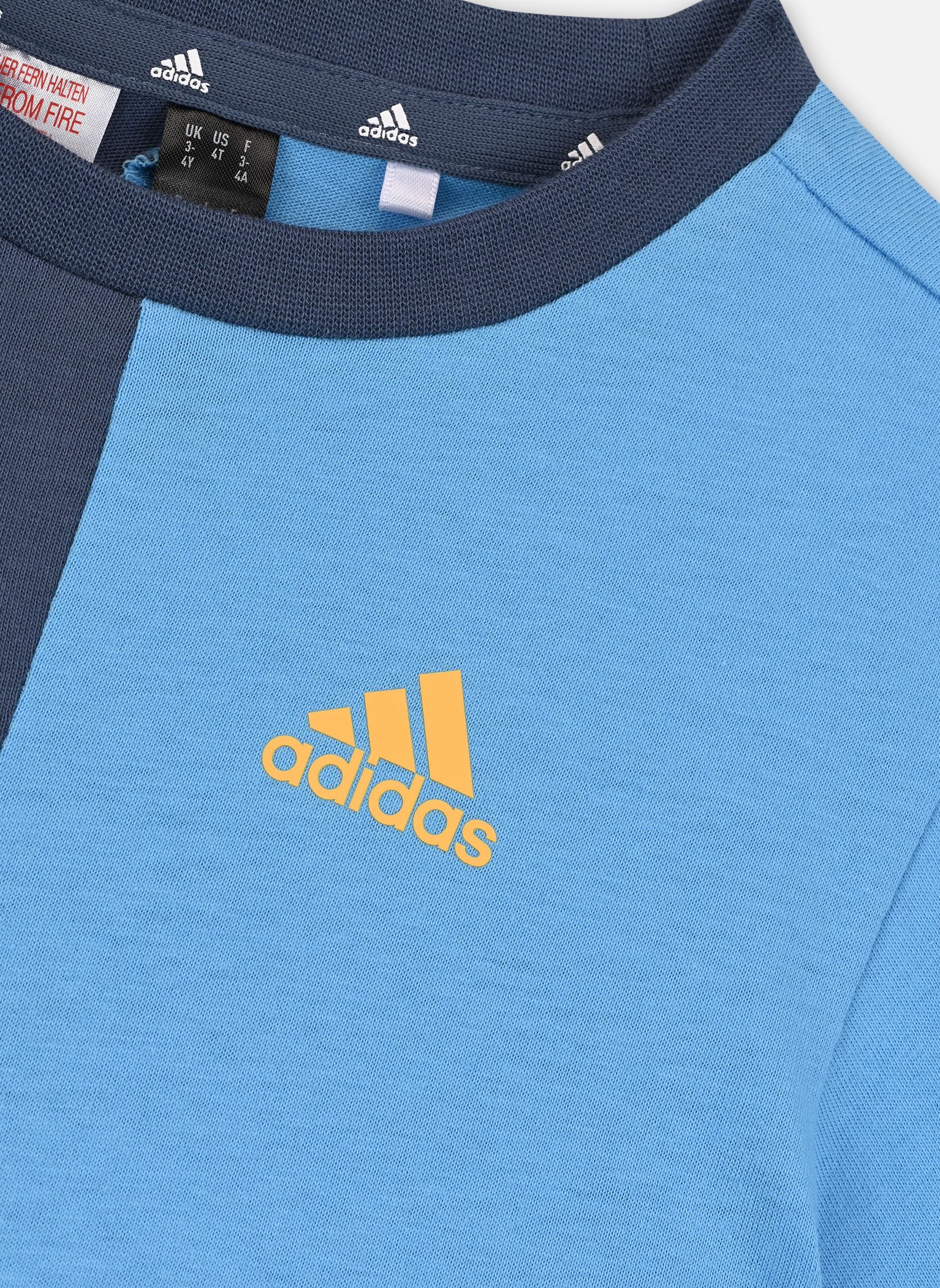 Kurzarm-T-Shirts LK CB T SET jungen mehrfarbig adidas sportswear Kurzarm-T-Shirts LK CB T SET jungen mehrfarbig PRLOIN/SEBLBU/SEMSPA