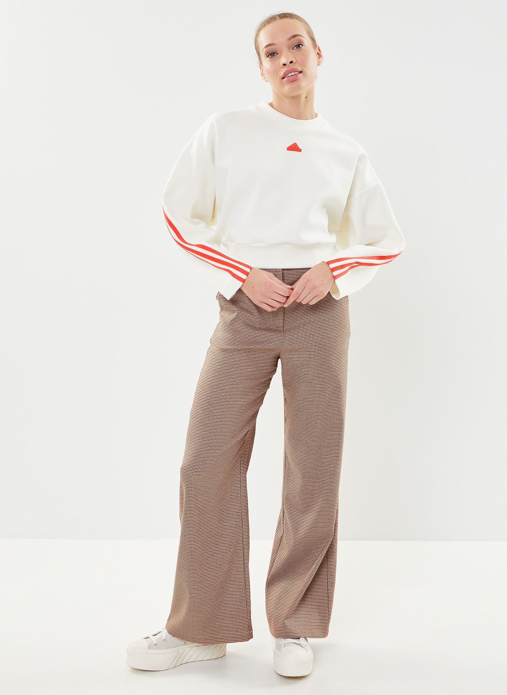 Sweats à capuche W FI 3S Swt femme blanc adidas sportswear Sweats à capuche W FI 3S Swt femme blanc BLANC