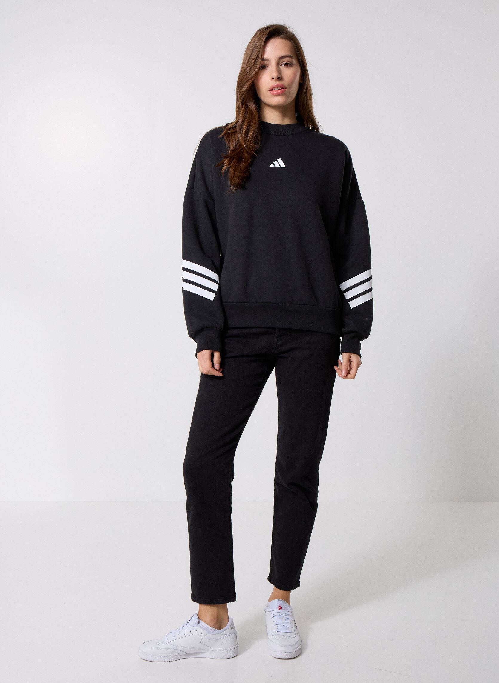 Sweats à capuche W FI 3S Swt femme noir adidas sportswear Sweats à capuche W FI 3S Swt femme noir Black