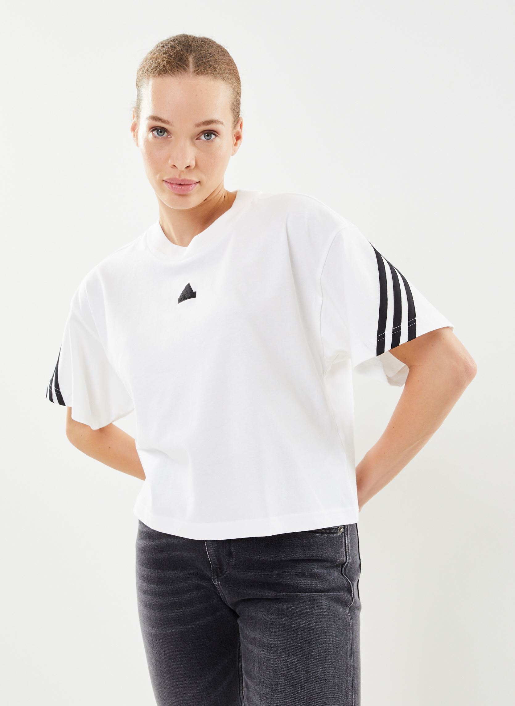 Vêtements adidas sportswear W FI 3S Tee/ pour Femme