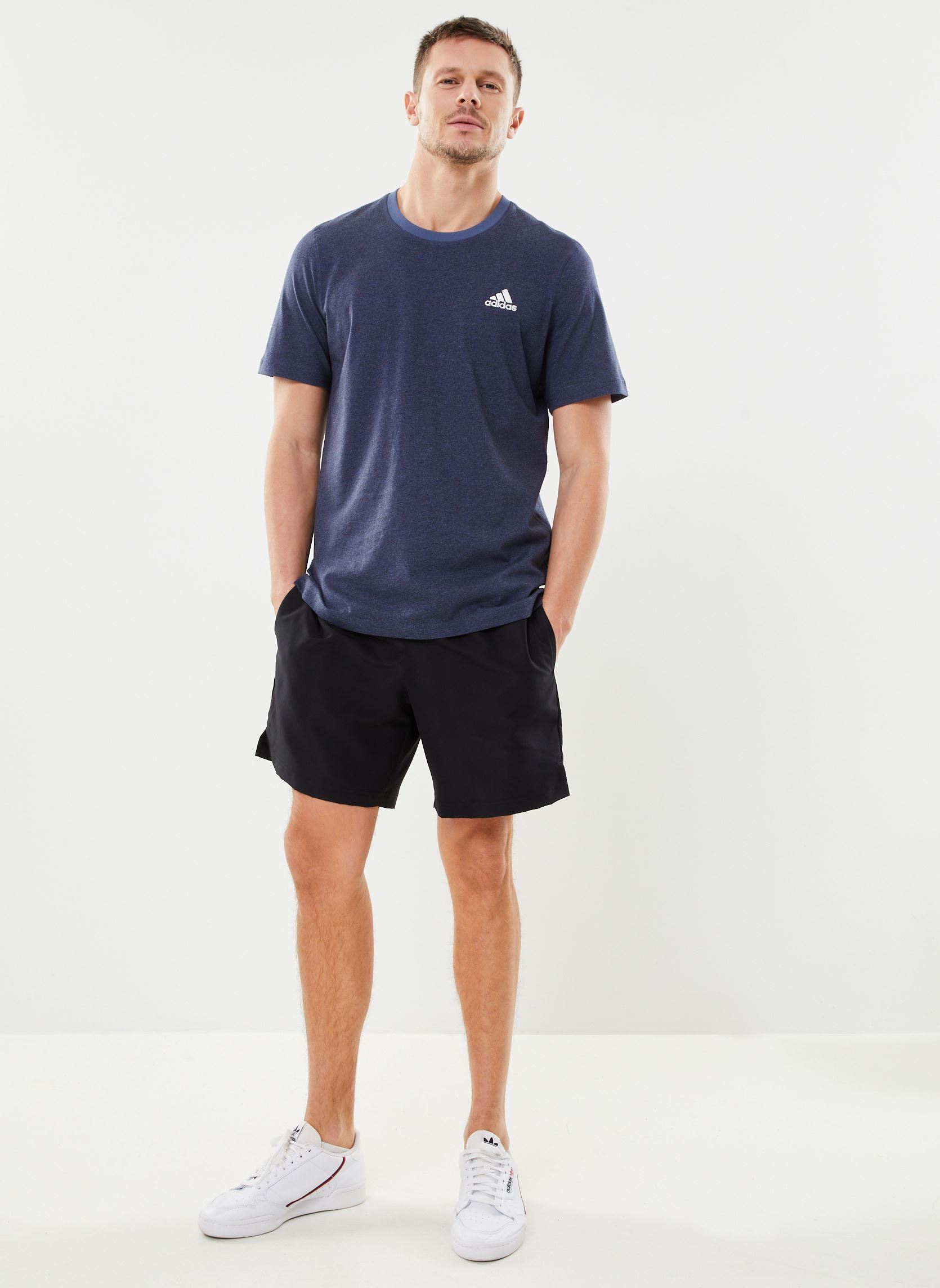 Kurzarm-T-Shirts M MEL T herren blau adidas sportswear Kurzarm-T-Shirts M MEL T herren blau Bleu
