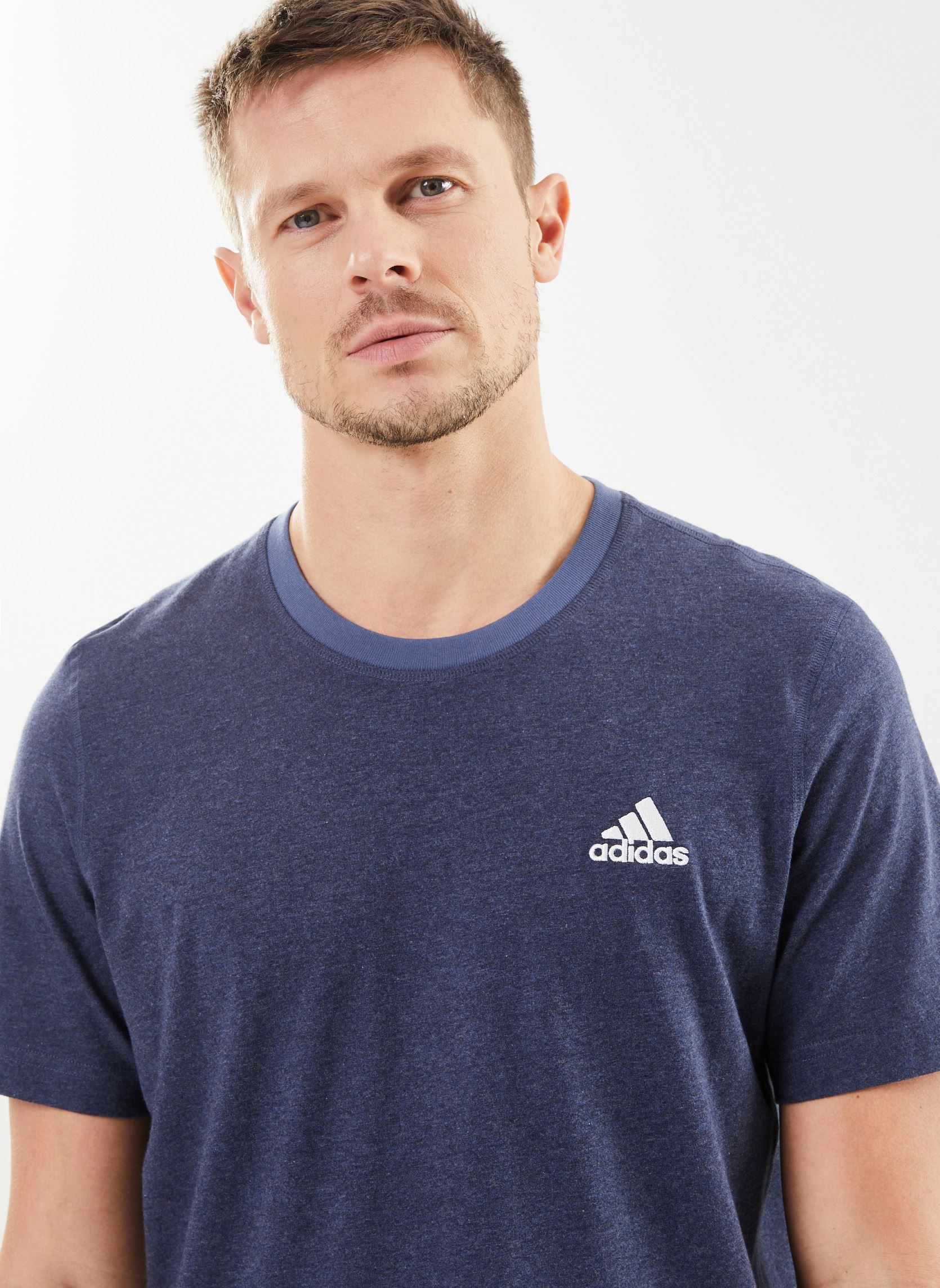 Kurzarm-T-Shirts M MEL T herren blau adidas sportswear Kurzarm-T-Shirts M MEL T herren blau Bleu