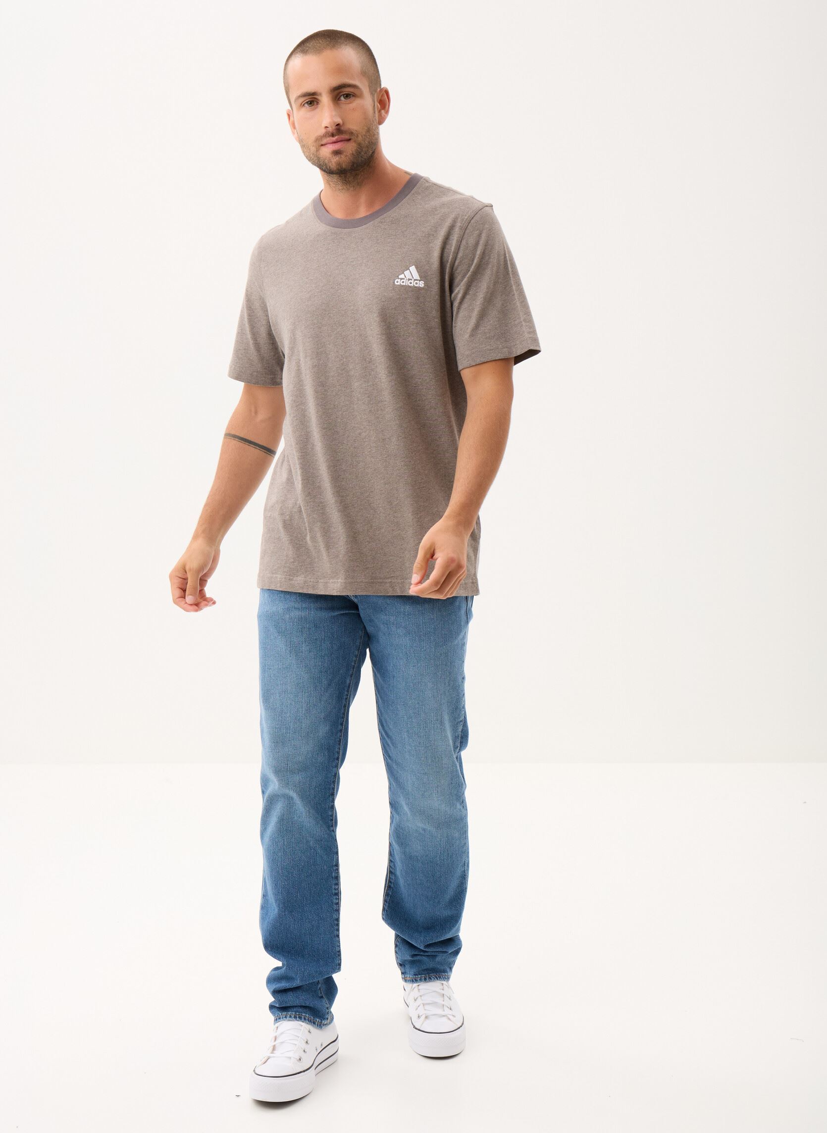Kurzarm-T-Shirts M MEL T herren braun adidas sportswear Kurzarm-T-Shirts M MEL T herren braun marron