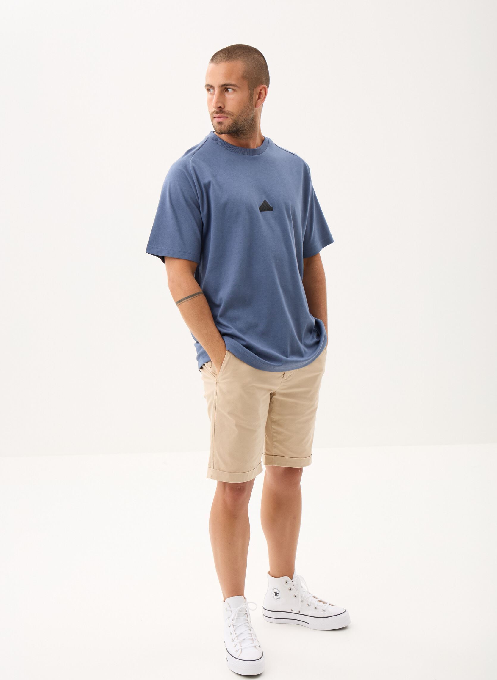 Tee-shirts manches courtes M Z.N.E. TEE homme bleu adidas sportswear Tee-shirts manches courtes M Z.N.E. TEE homme bleu Gris