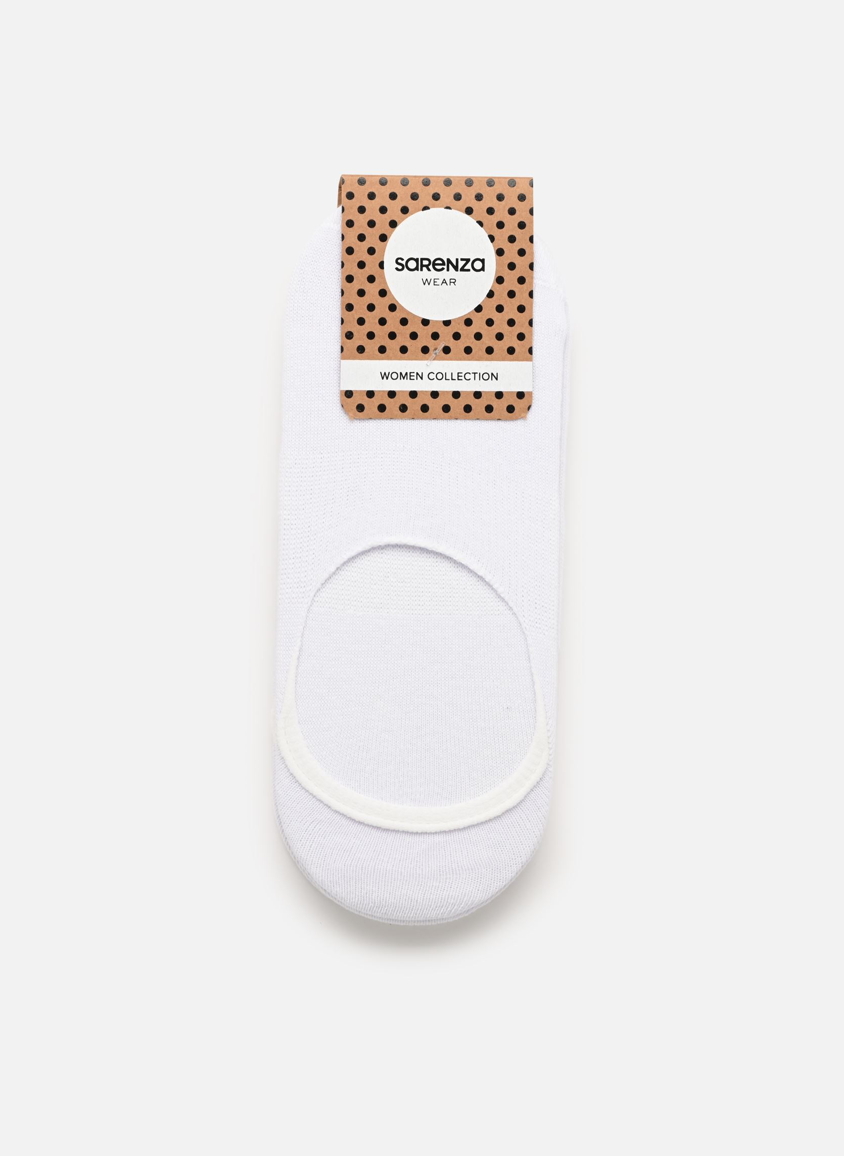 Calze Lot de 3 paires protège pied femme donna bianco Sarenza Wear Calze Lot de 3 paires protège pied femme donna bianco BLANC BLANC BLANC