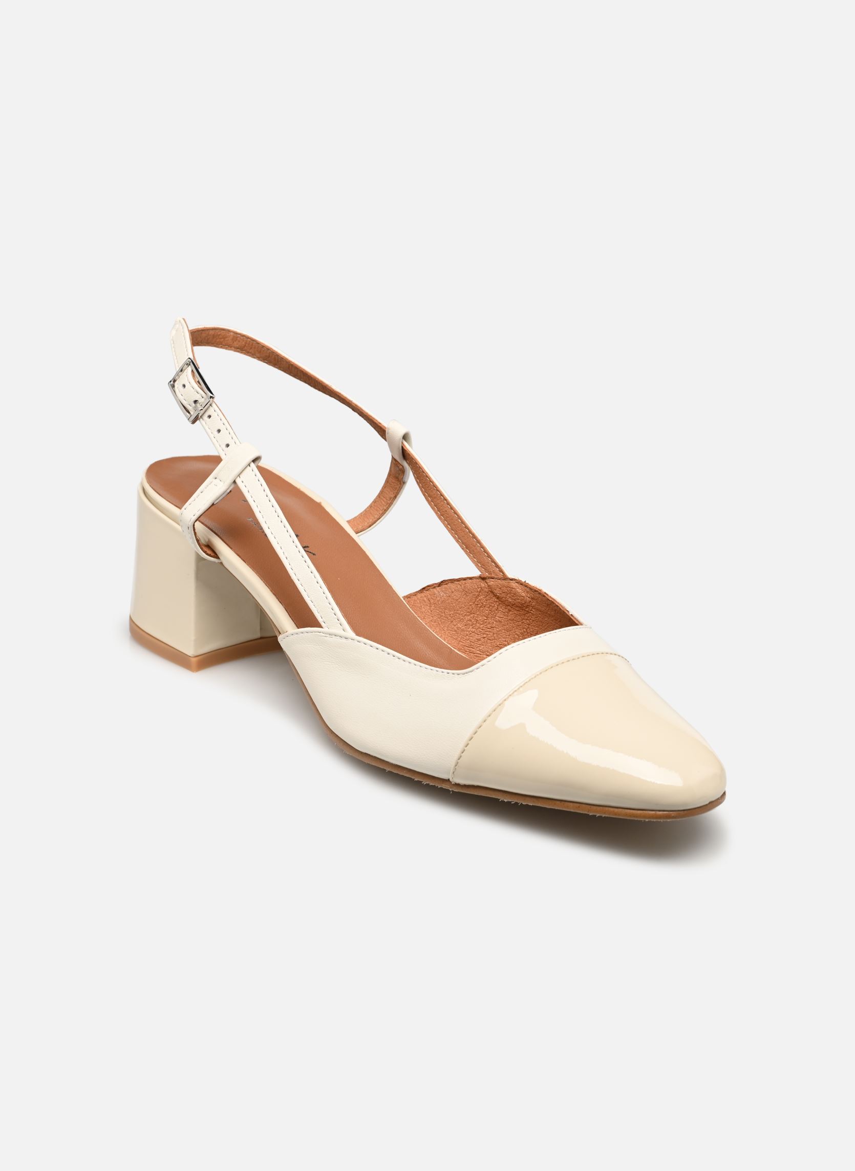 Escarpins à brides DHAPOPY femme blanc Jonak Escarpins à brides DHAPOPY femme blanc ECRU/ECRU