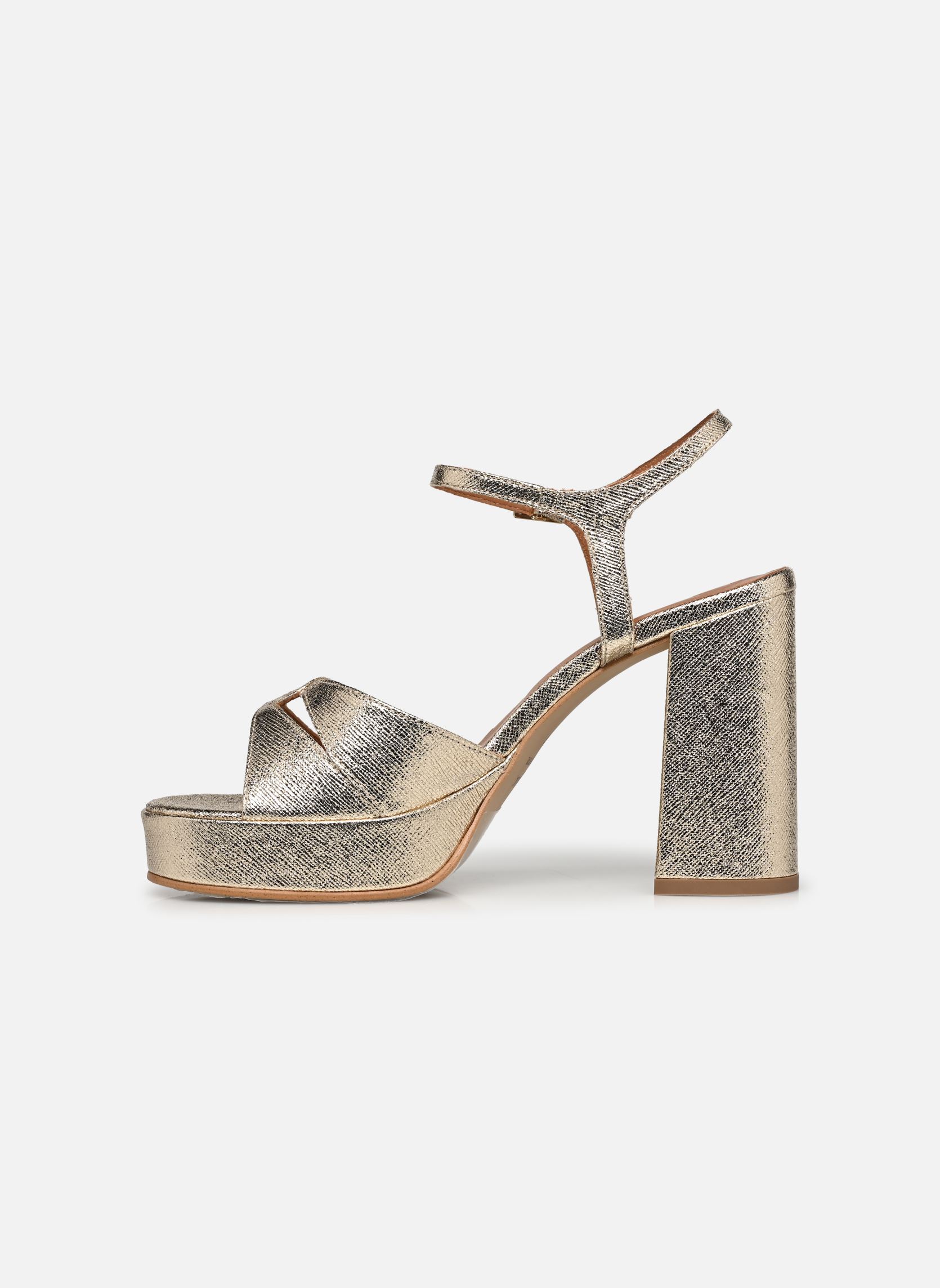 Sandalen JUSTINE2 dames zilver Jonak Sandalen JUSTINE2 dames zilver Platine