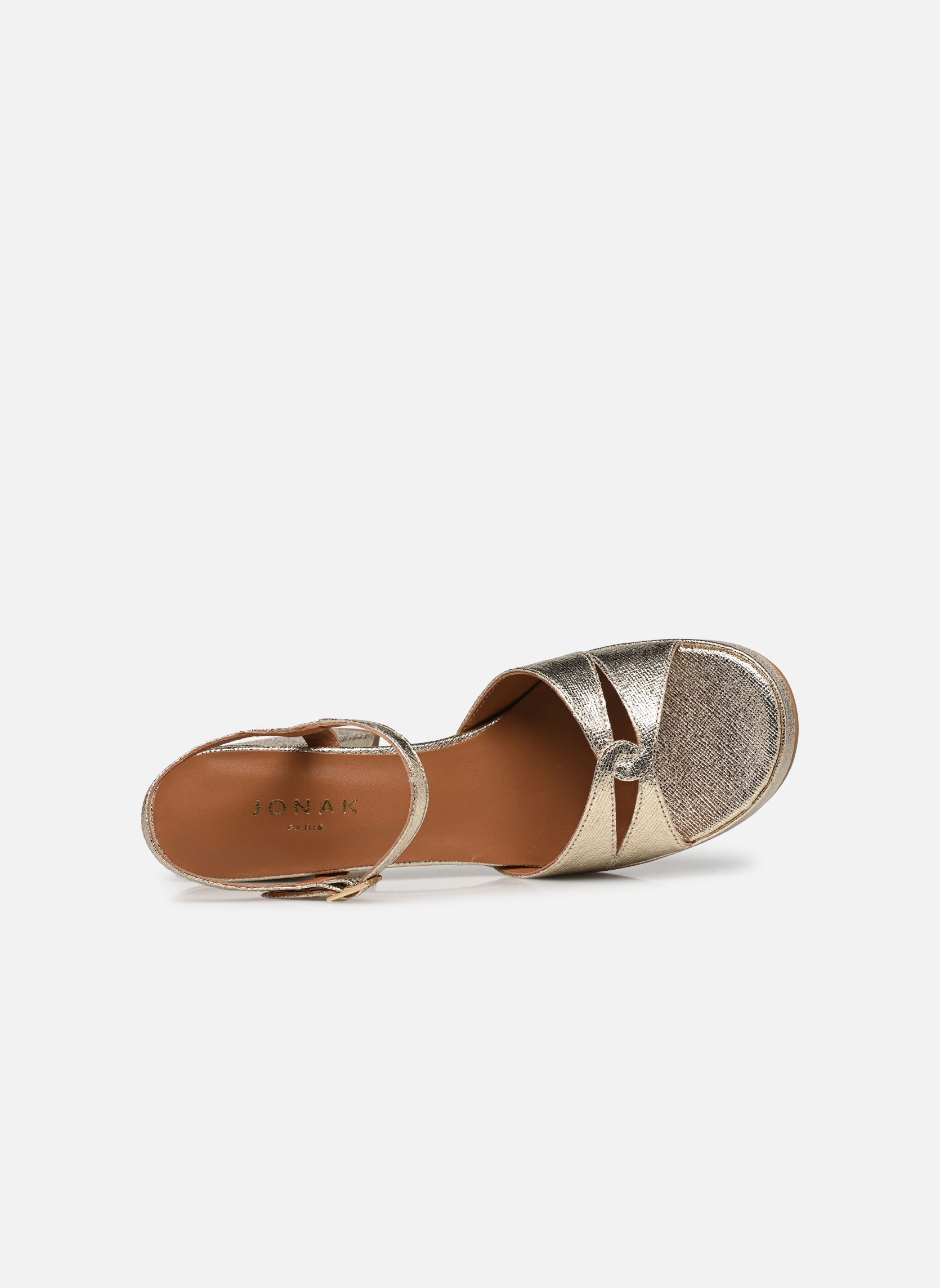 Sandalen JUSTINE2 dames zilver Jonak Sandalen JUSTINE2 dames zilver Platine