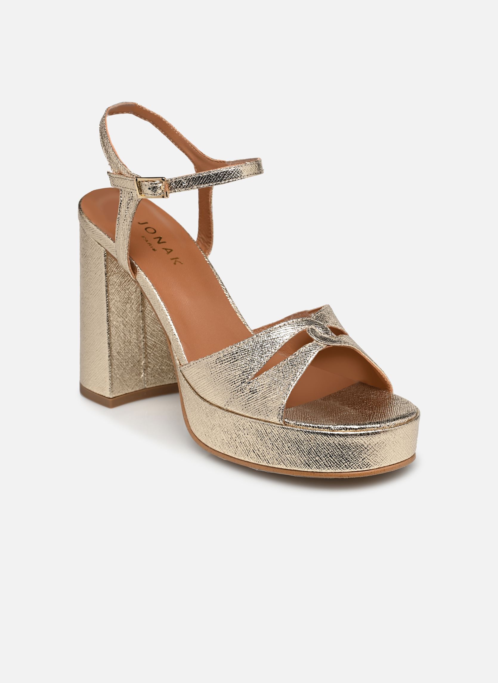 Sandalen JUSTINE2 dames zilver Jonak Sandalen JUSTINE2 dames zilver Platine