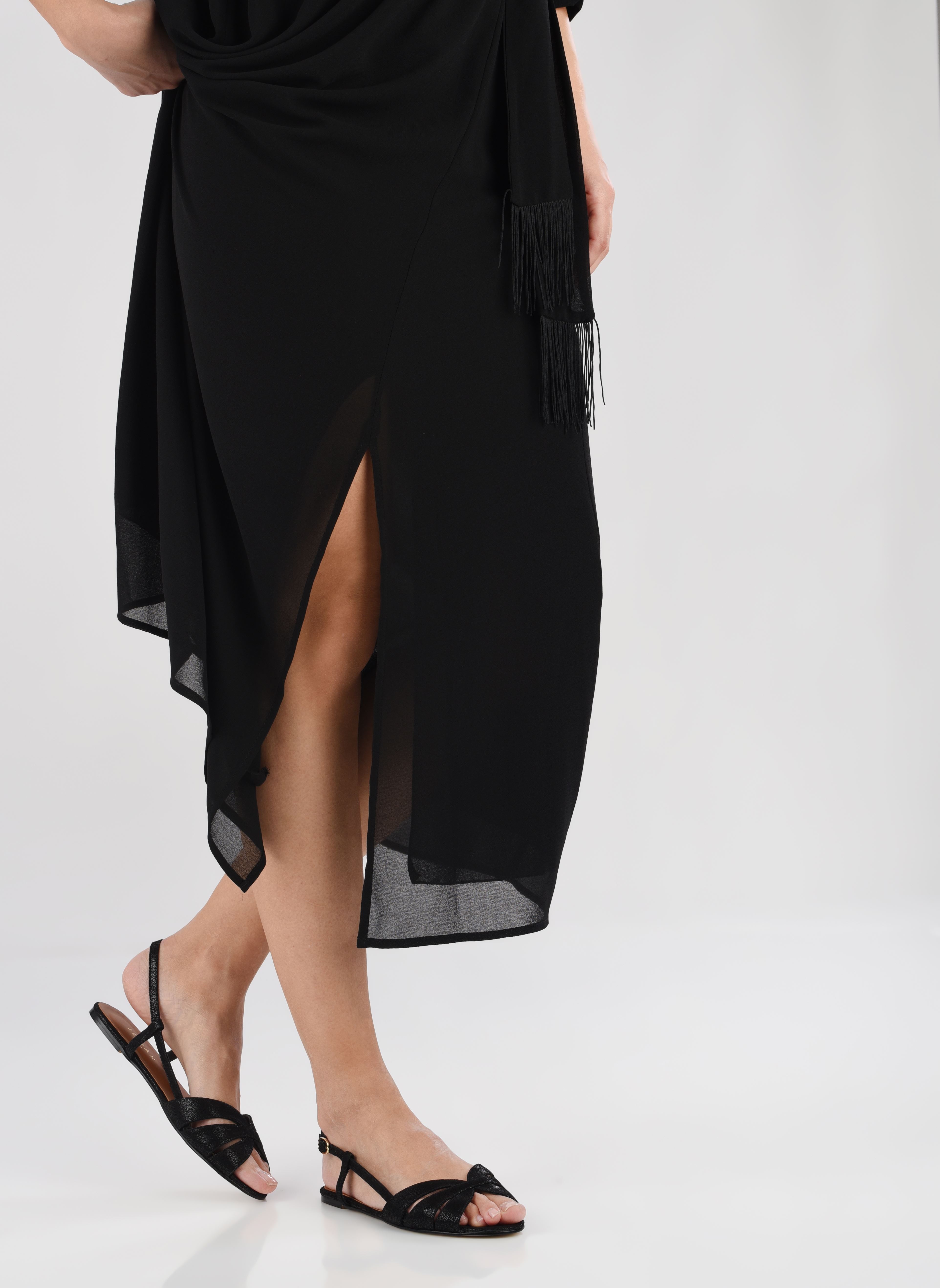 Platte sandalen DELPHINE dames zwart Jonak Platte sandalen DELPHINE dames zwart Noir