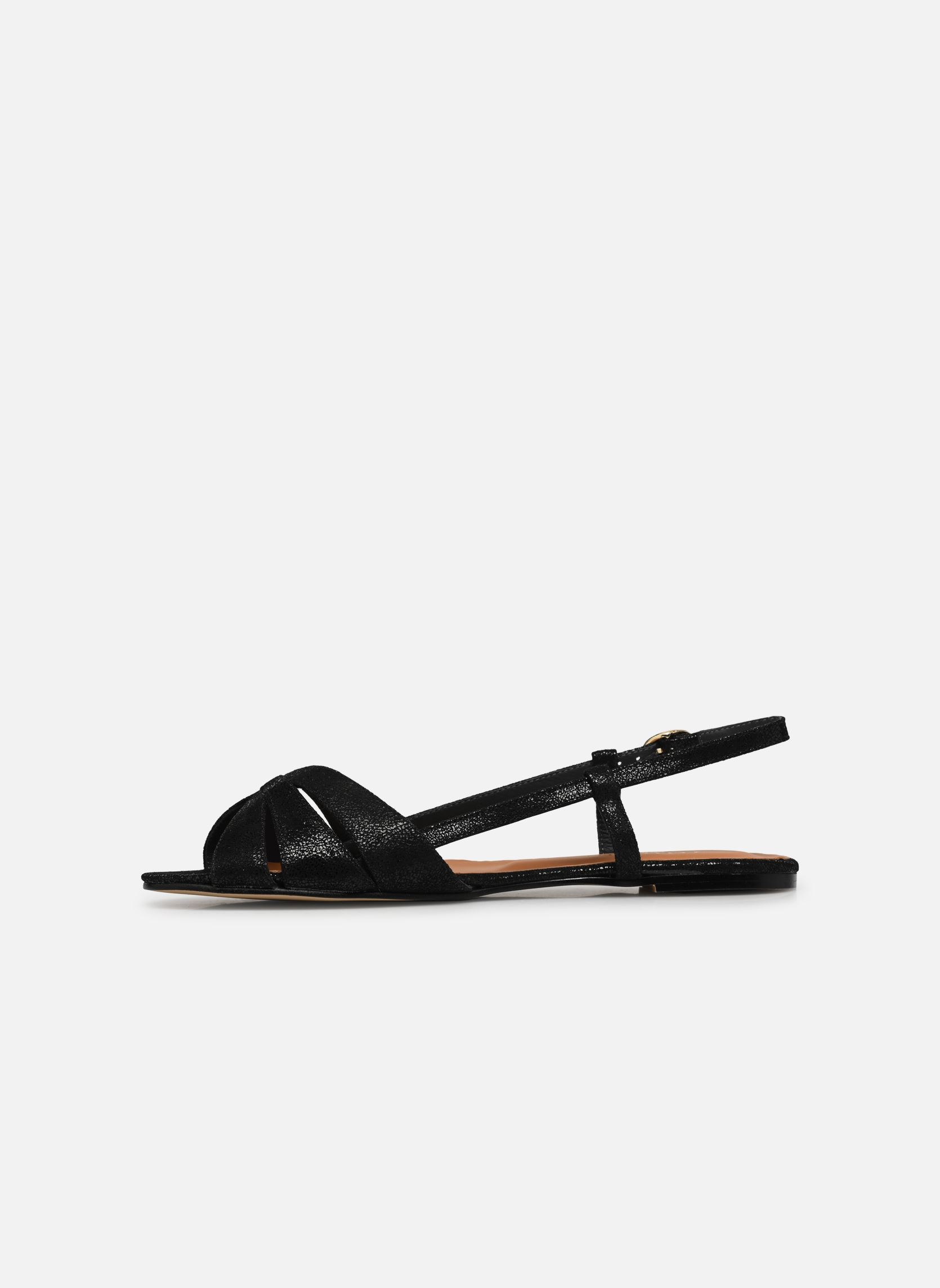 Platte sandalen DELPHINE dames zwart Jonak Platte sandalen DELPHINE dames zwart Noir