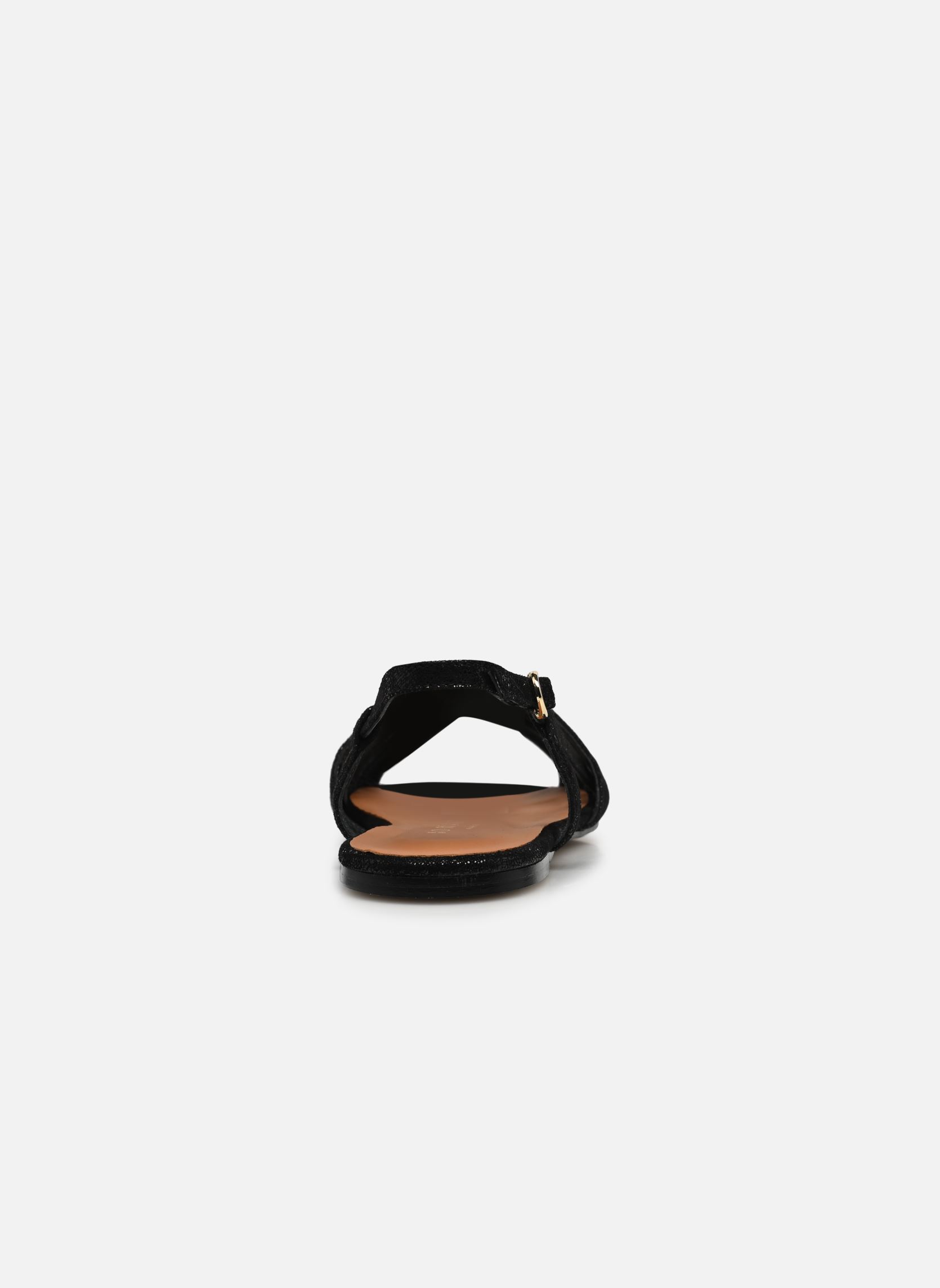 Platte sandalen DELPHINE dames zwart Jonak Platte sandalen DELPHINE dames zwart Noir