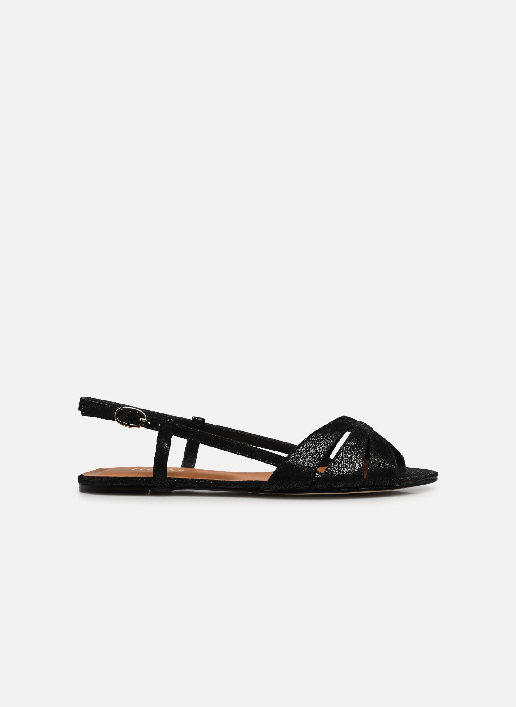 Platte sandalen DELPHINE dames zwart Jonak Platte sandalen DELPHINE dames zwart Noir