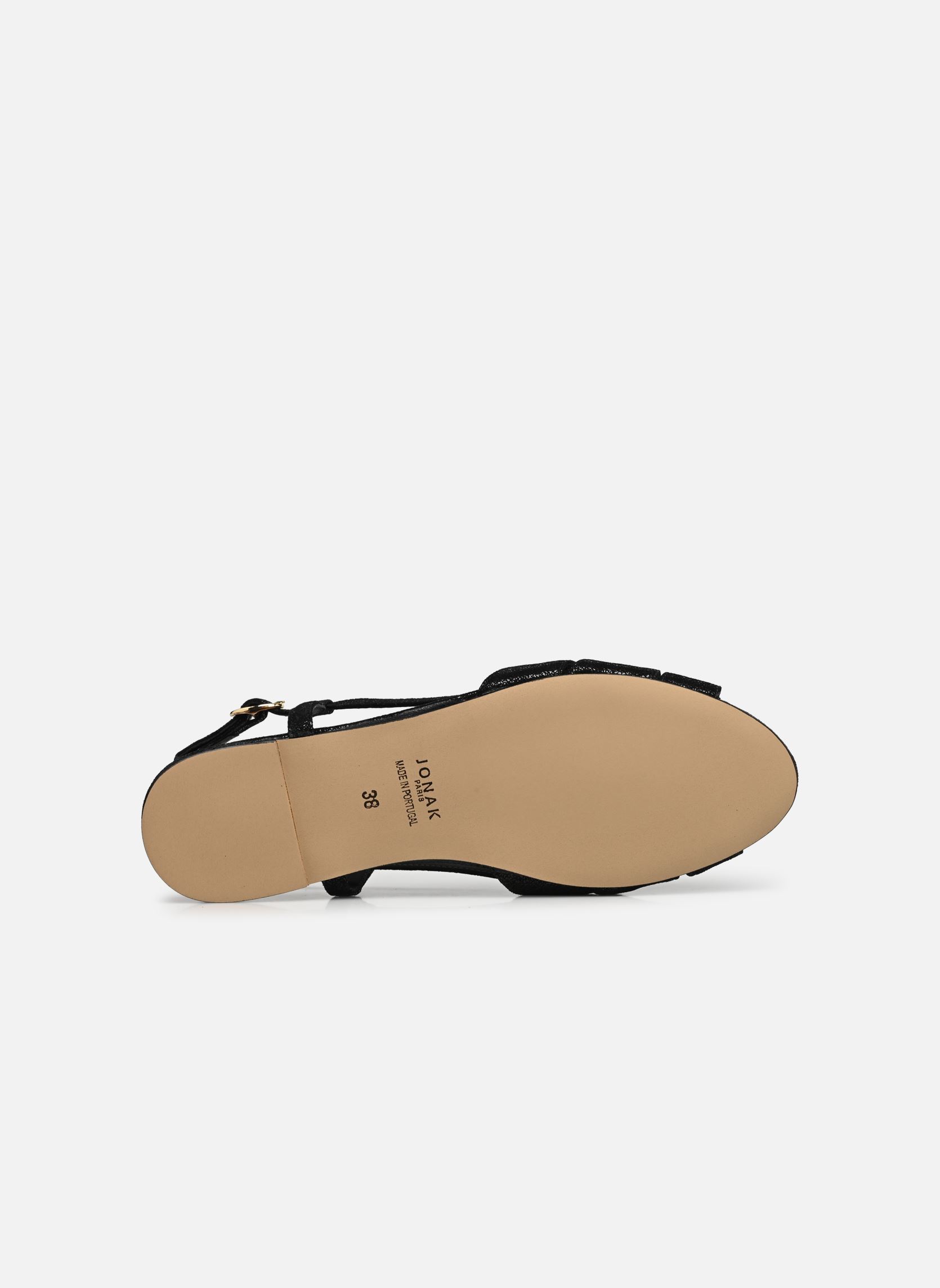 Platte sandalen DELPHINE dames zwart Jonak Platte sandalen DELPHINE dames zwart Noir