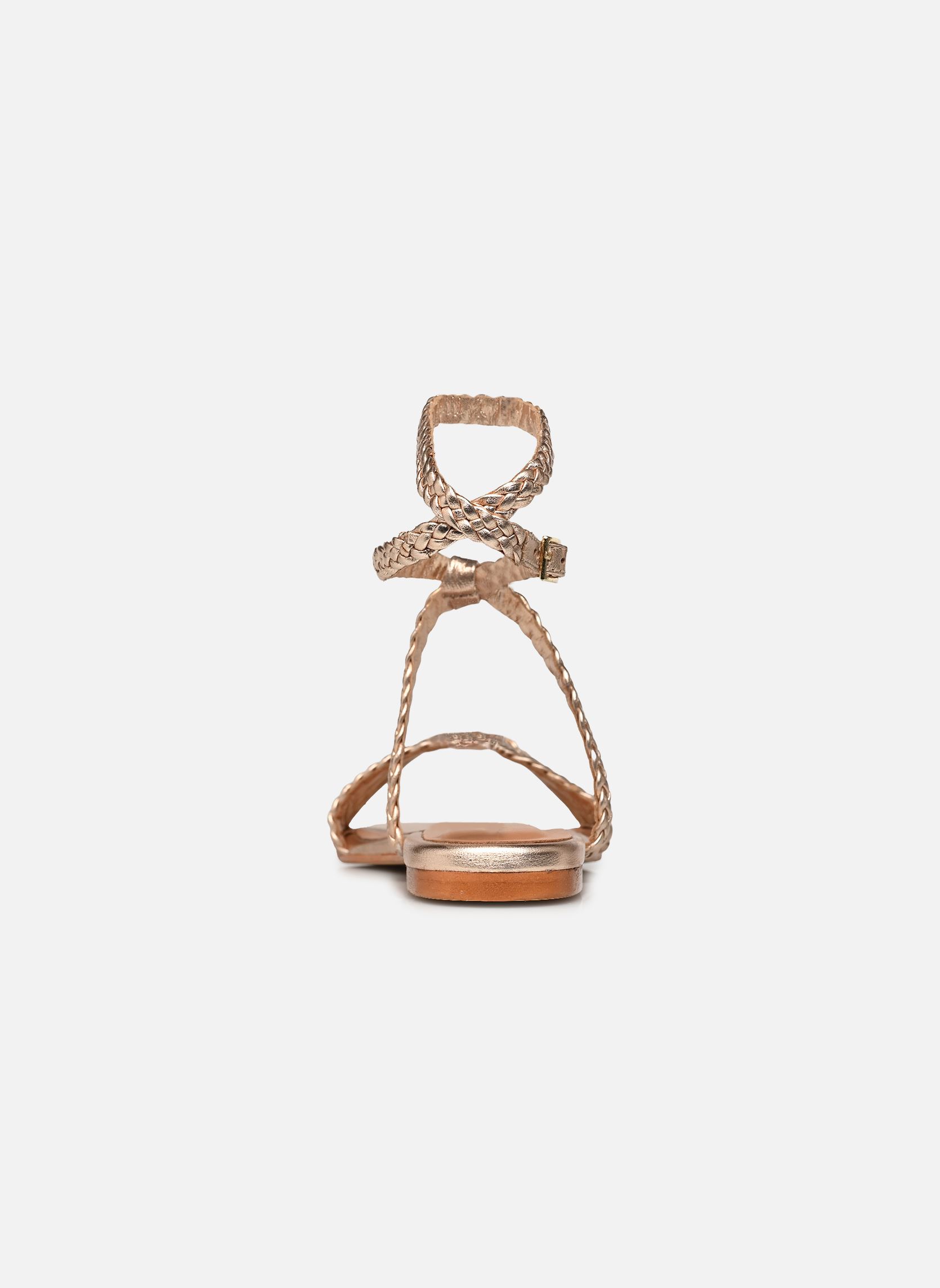Sandalen WALNUT dames goud en brons Jonak Sandalen WALNUT dames goud en brons OR